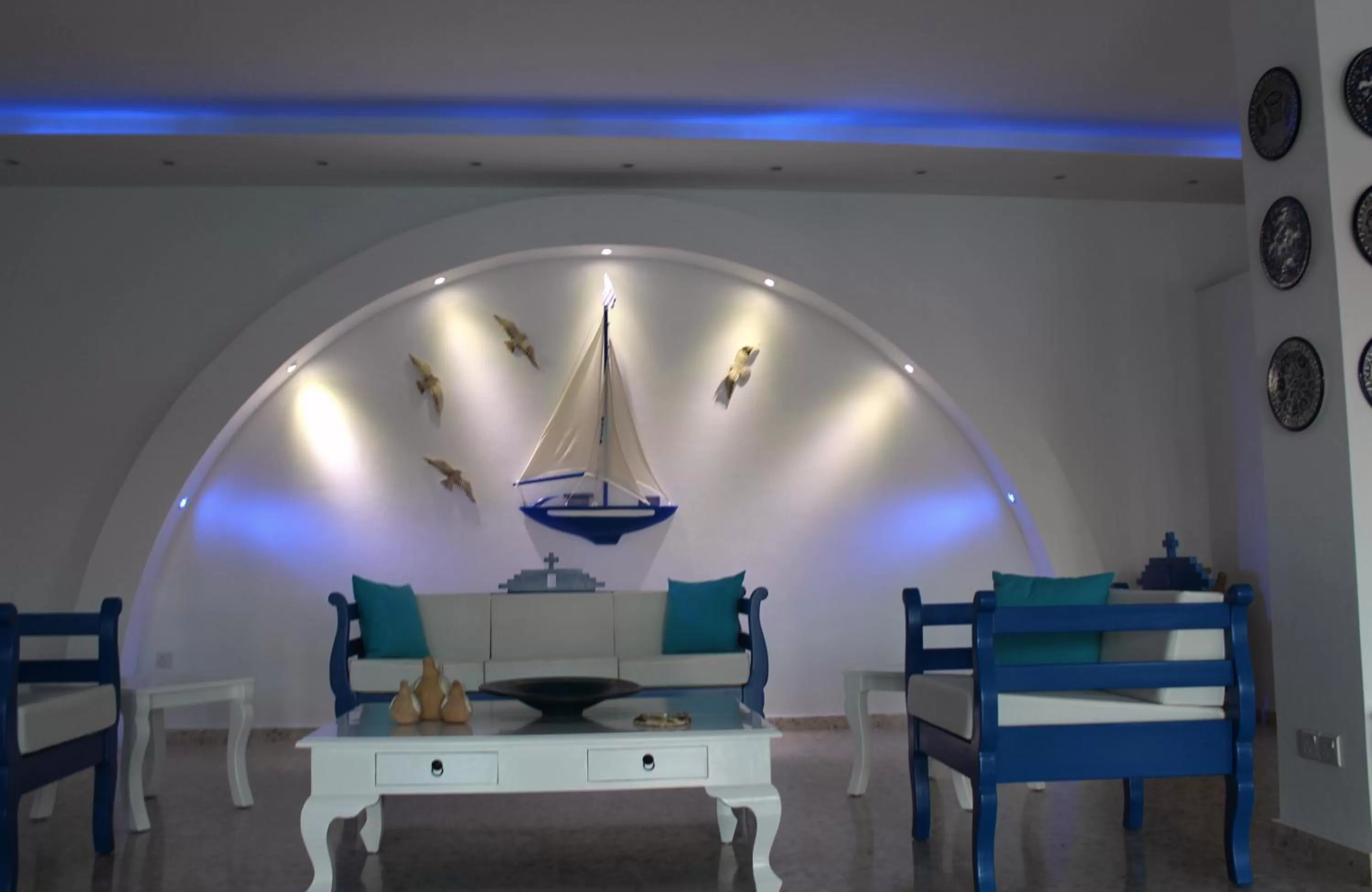 Lobby or reception in Flokkas Hotel Apartments