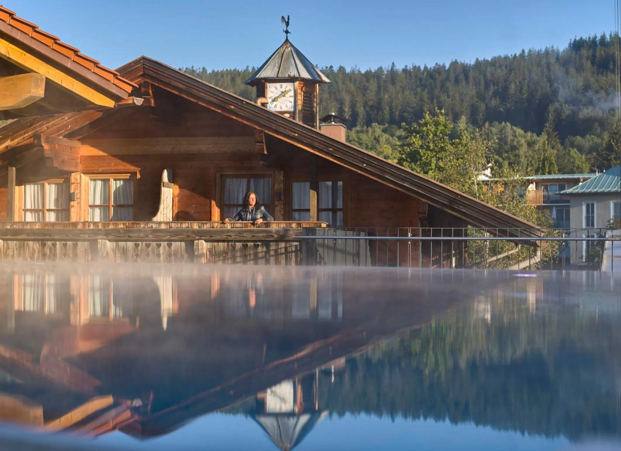 Swimming pool in Wander- und Aktivhotel Adam Bräu