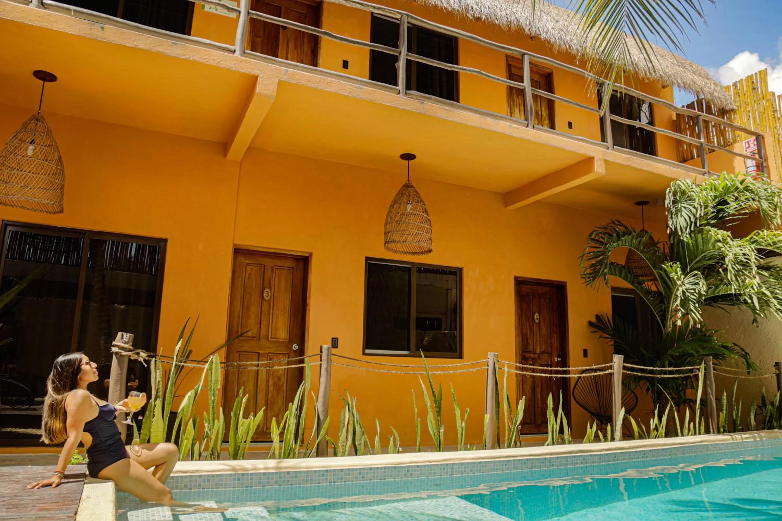 Property building in Hotel Sur Bacalar