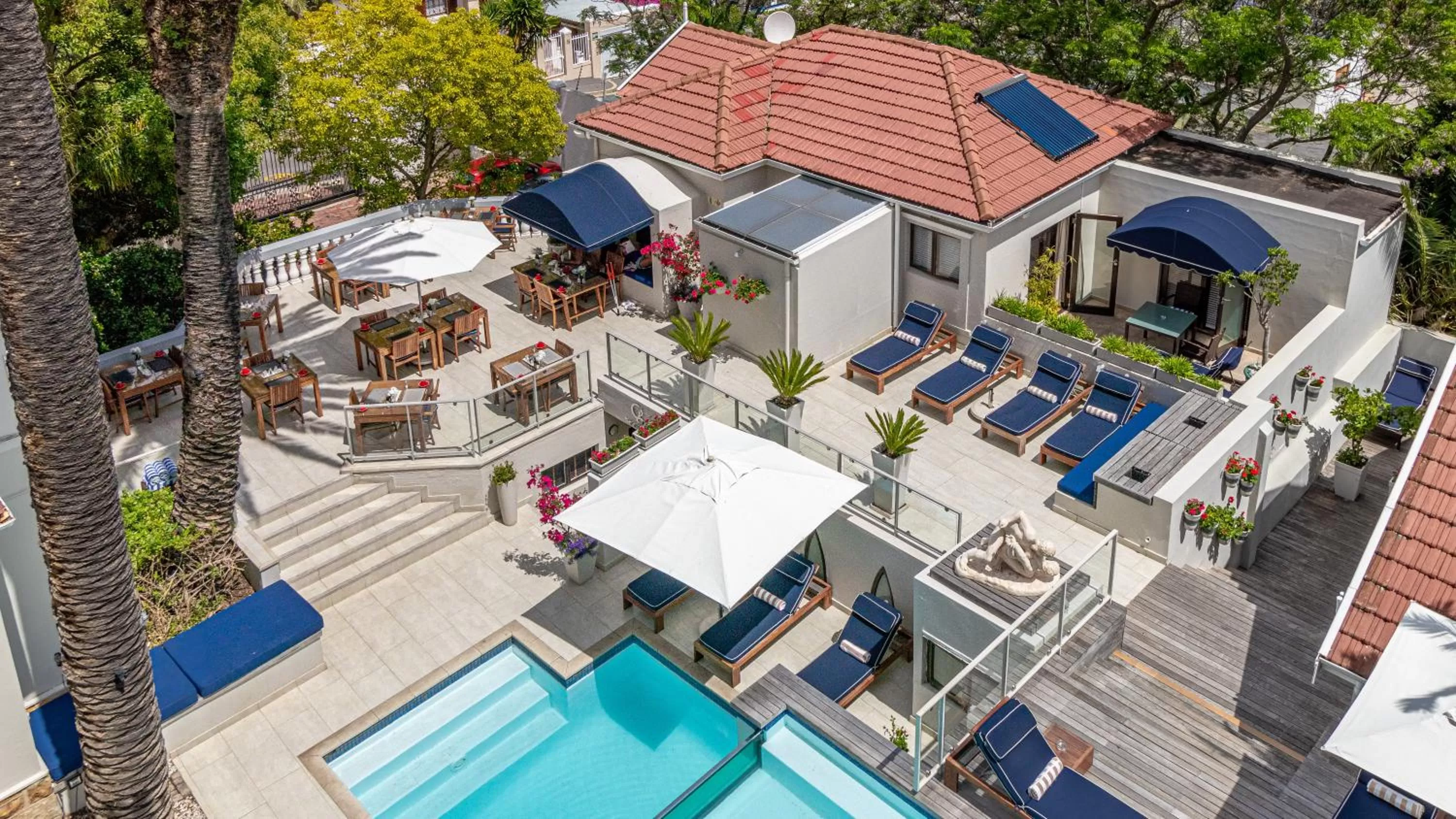 Bird's eye view, Pool View in The Glen Boutique Hotel & Spa