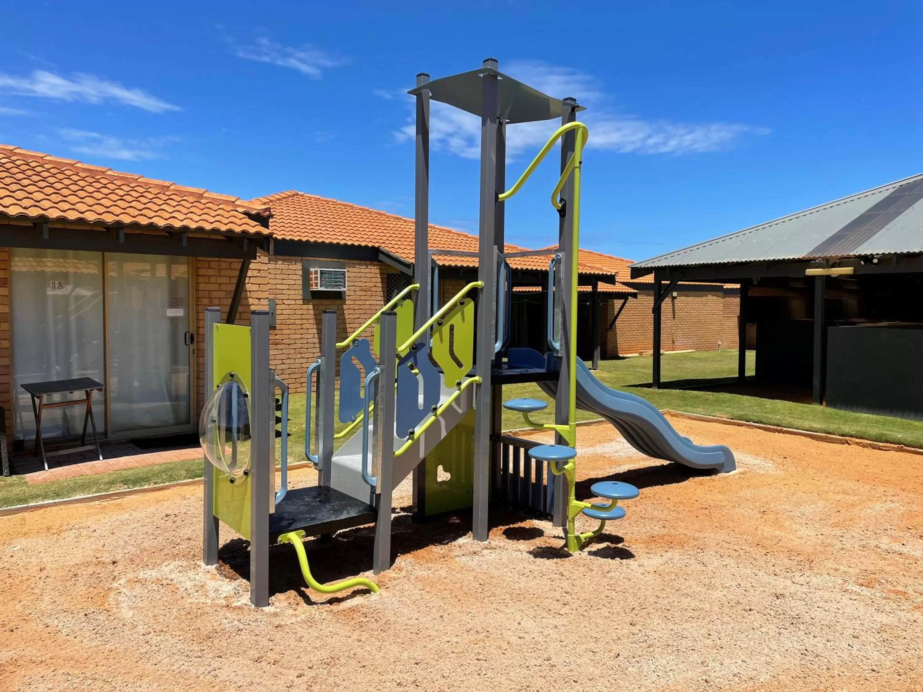 Children play ground in Geraldton's Ocean West Holiday Units & Short Stay Accommodation