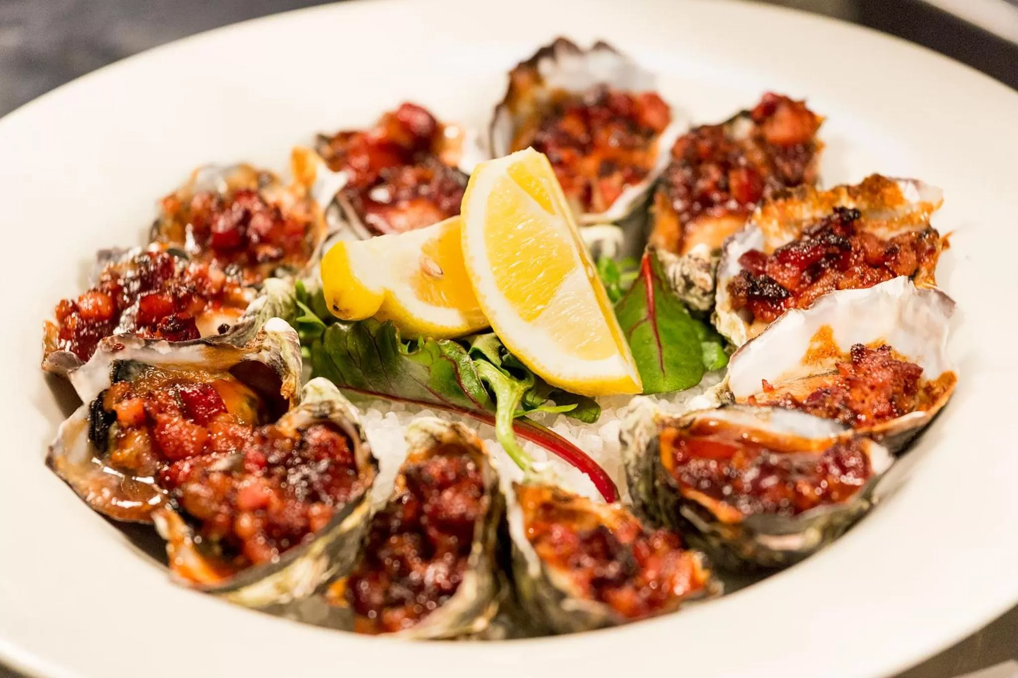 Food close-up in Customs House Hotel