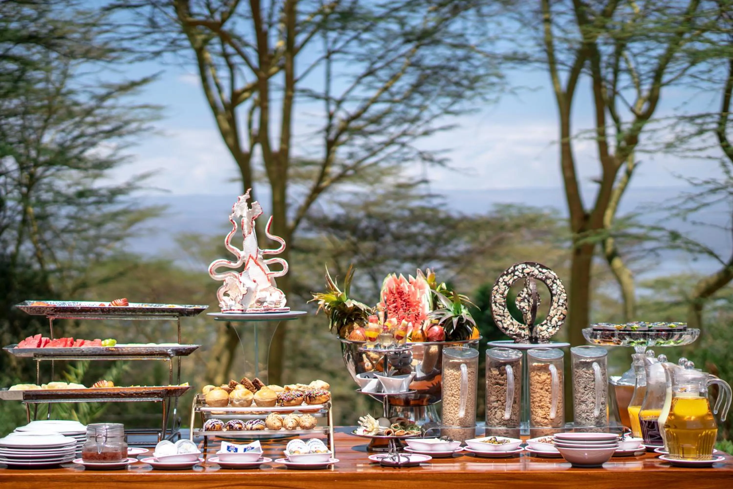 Food and drinks in Sarova Lion Hill Game Lodge