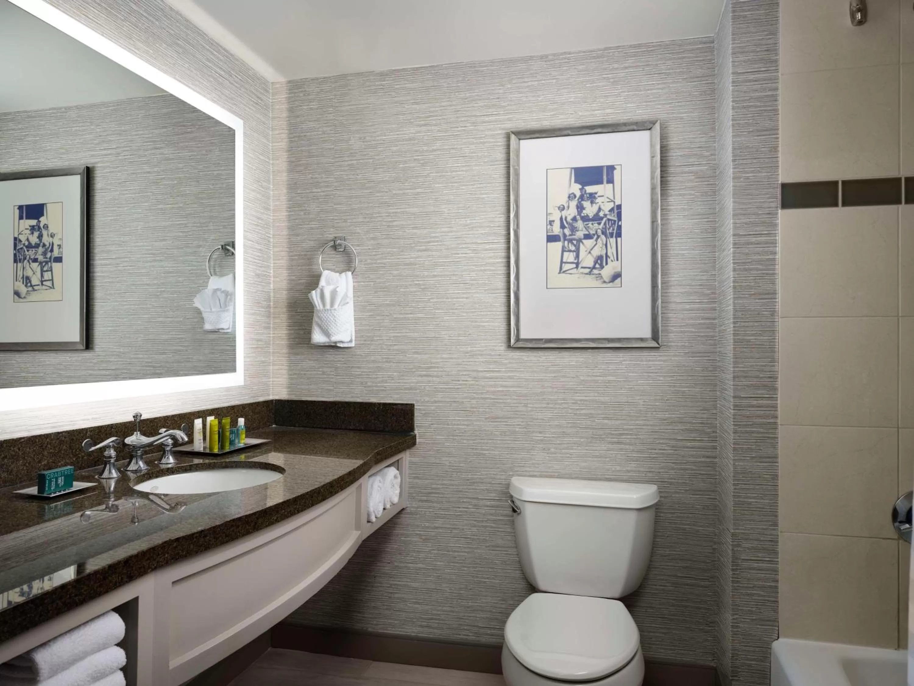 Bathroom in Hilton Virginia Beach Oceanfront