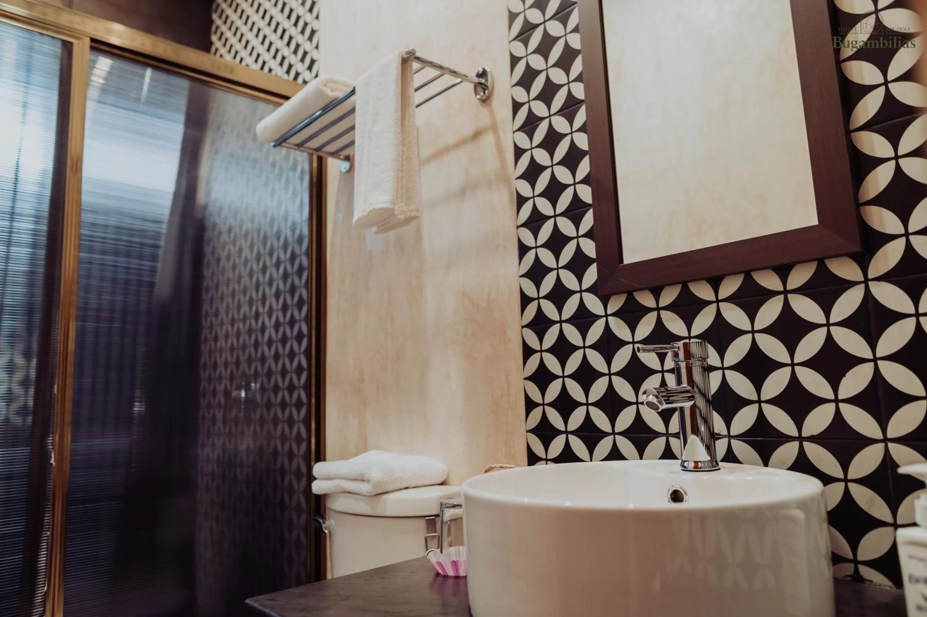 Bathroom in Hotel Boutique Bugambilias