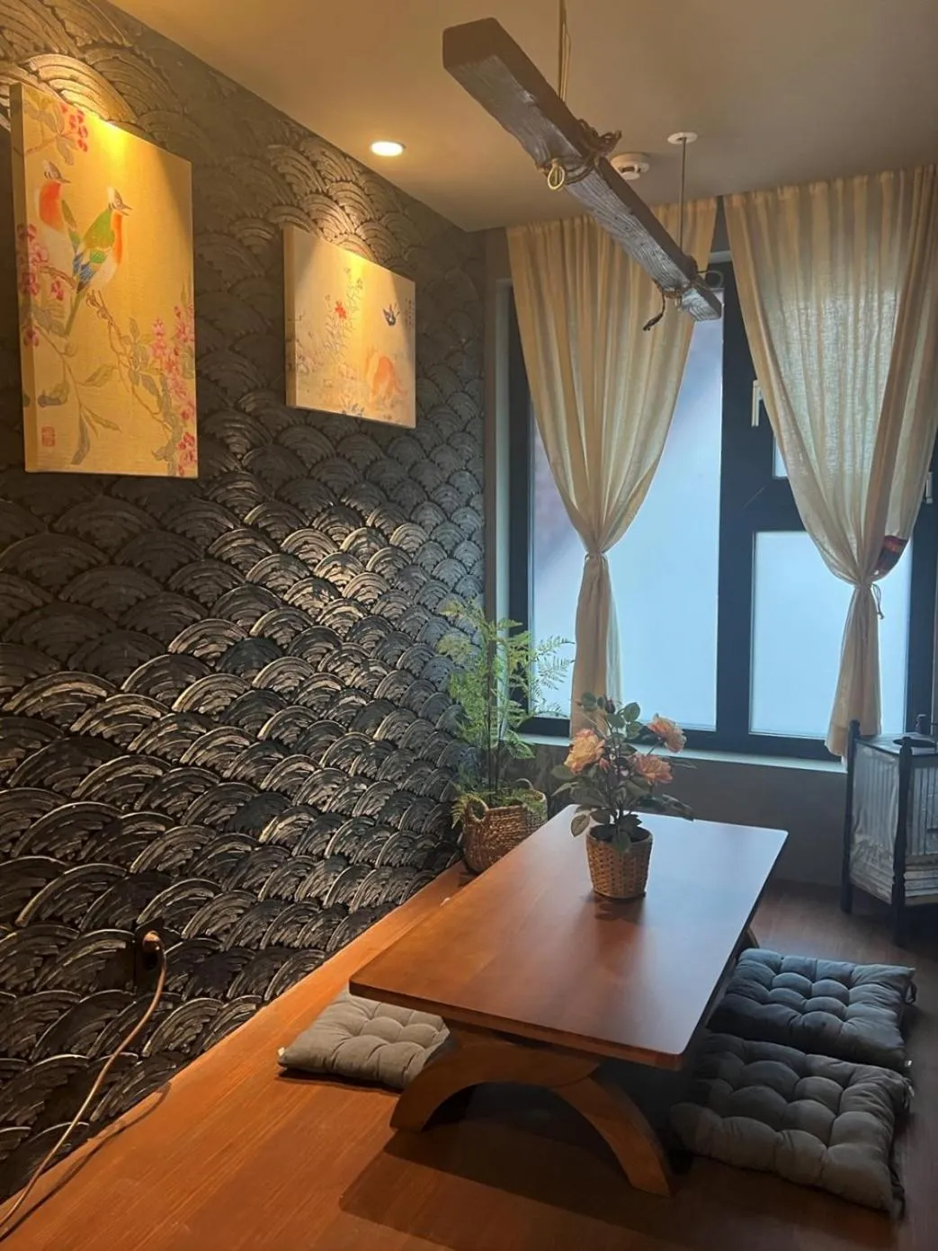 Seating area in Hwon Guesthouse