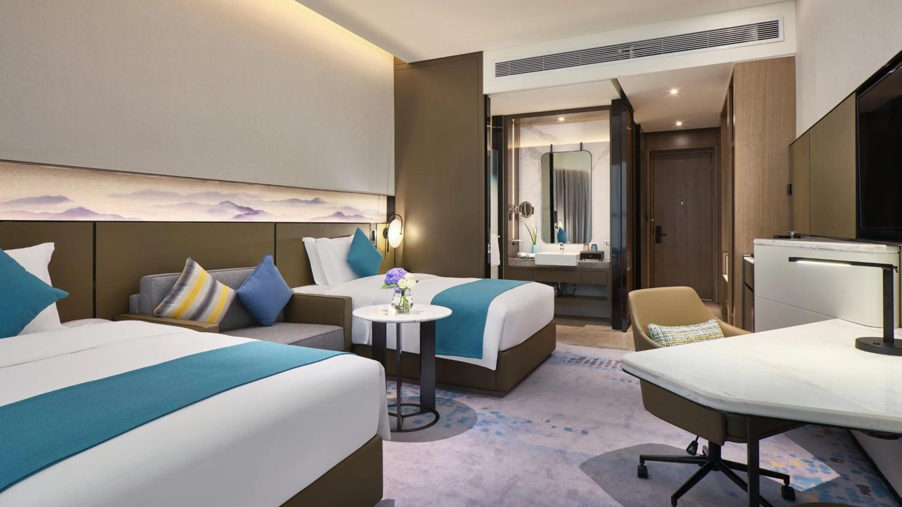 Photo of the whole room in Crowne Plaza Wuhan Development Zone by IHG