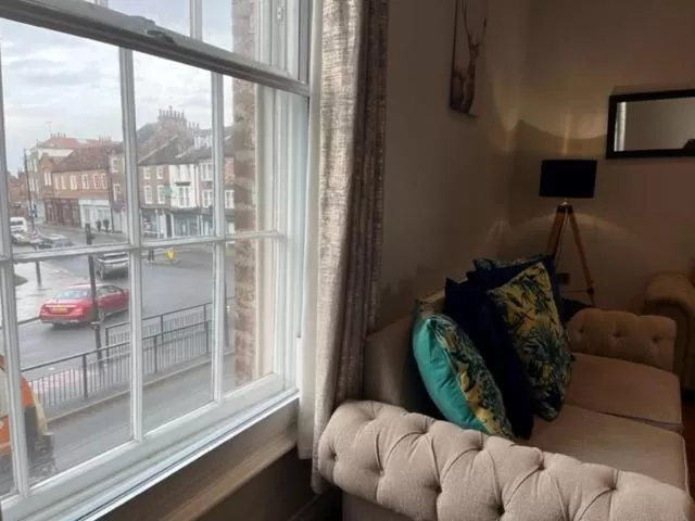 Living room in Goodramgate Apartments