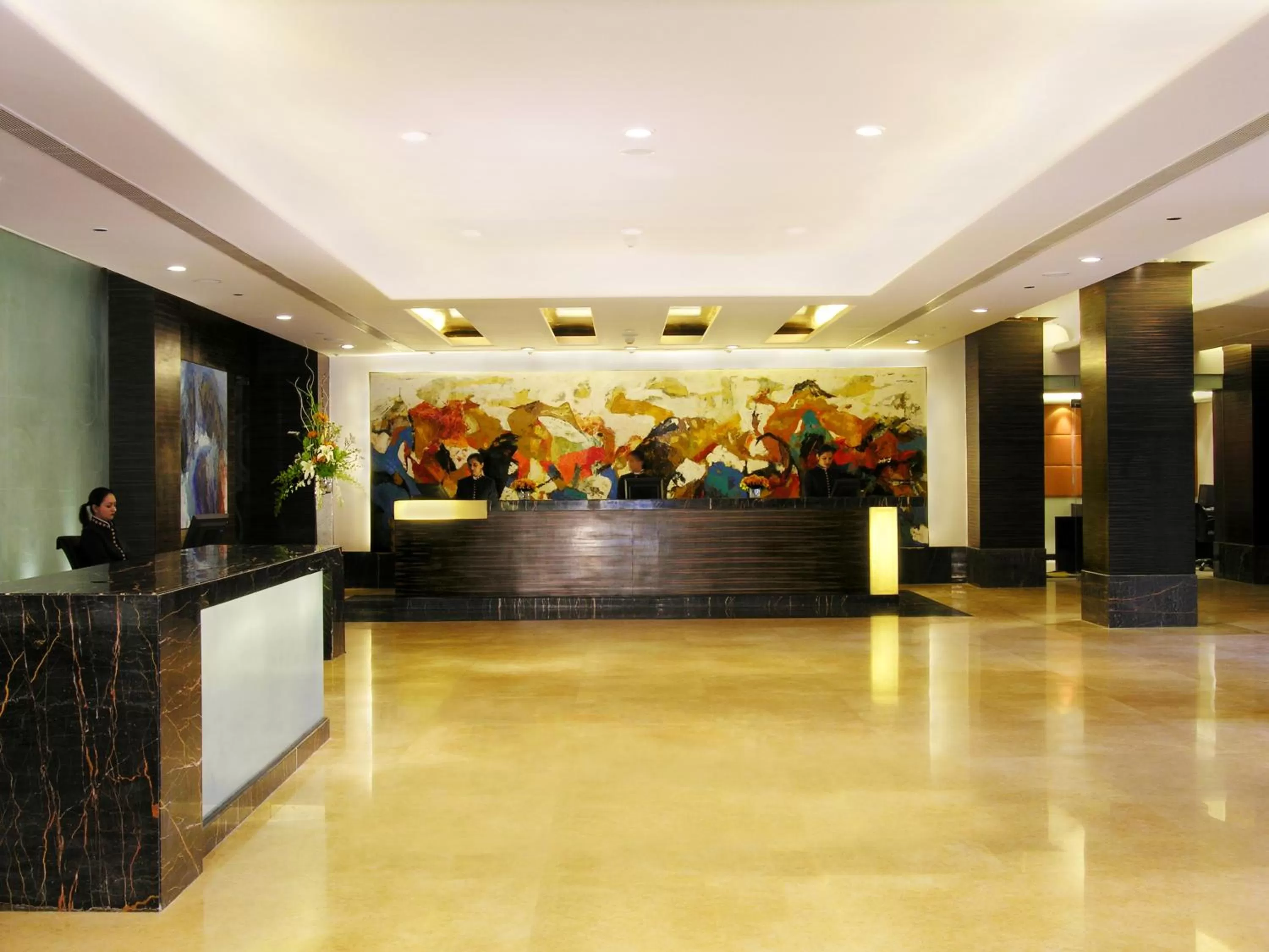 Lobby or reception in Taj Chandigarh