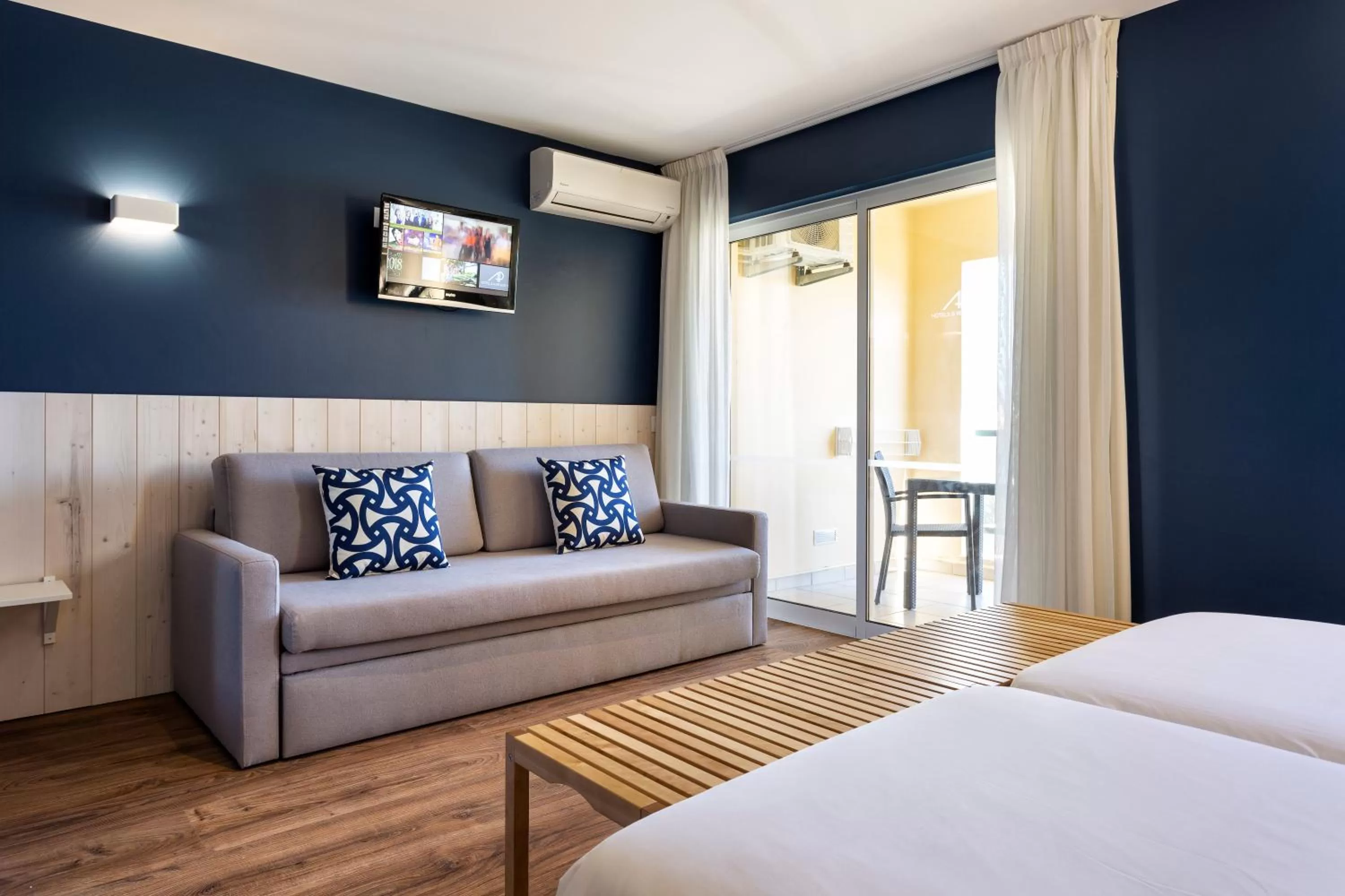 Seating area, Bed in AP Adriana Beach Resort