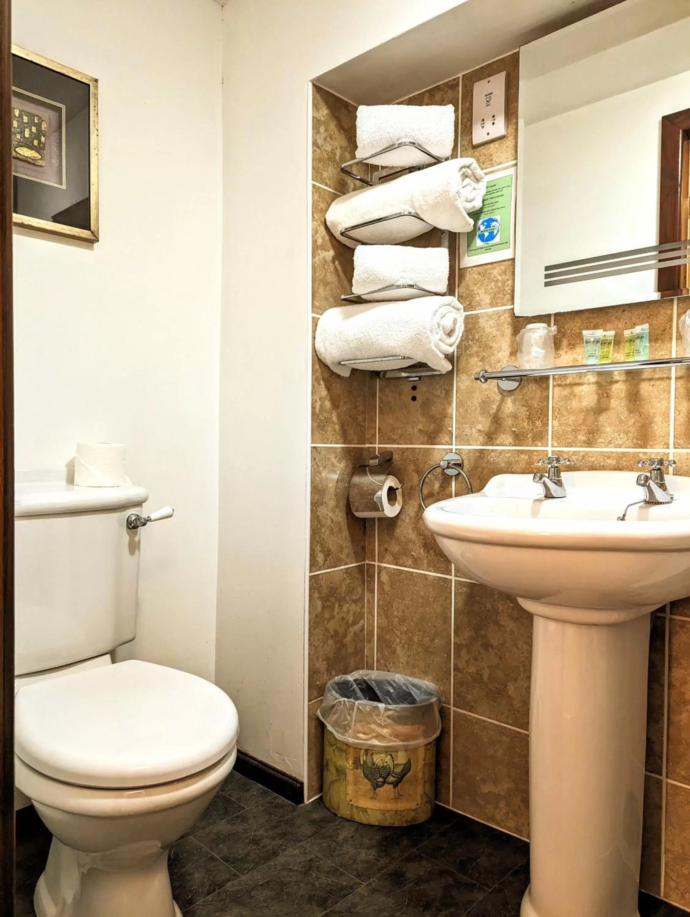 Bathroom in Brookside Hotel & Restaurant ,Suitable for Solo Travelers Couples Educational Groups & Families welcome