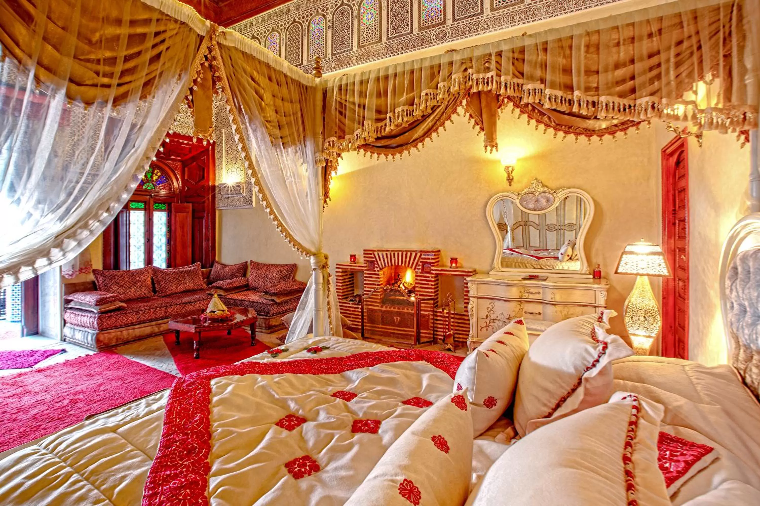 Bedroom in Riad Dar Essalam