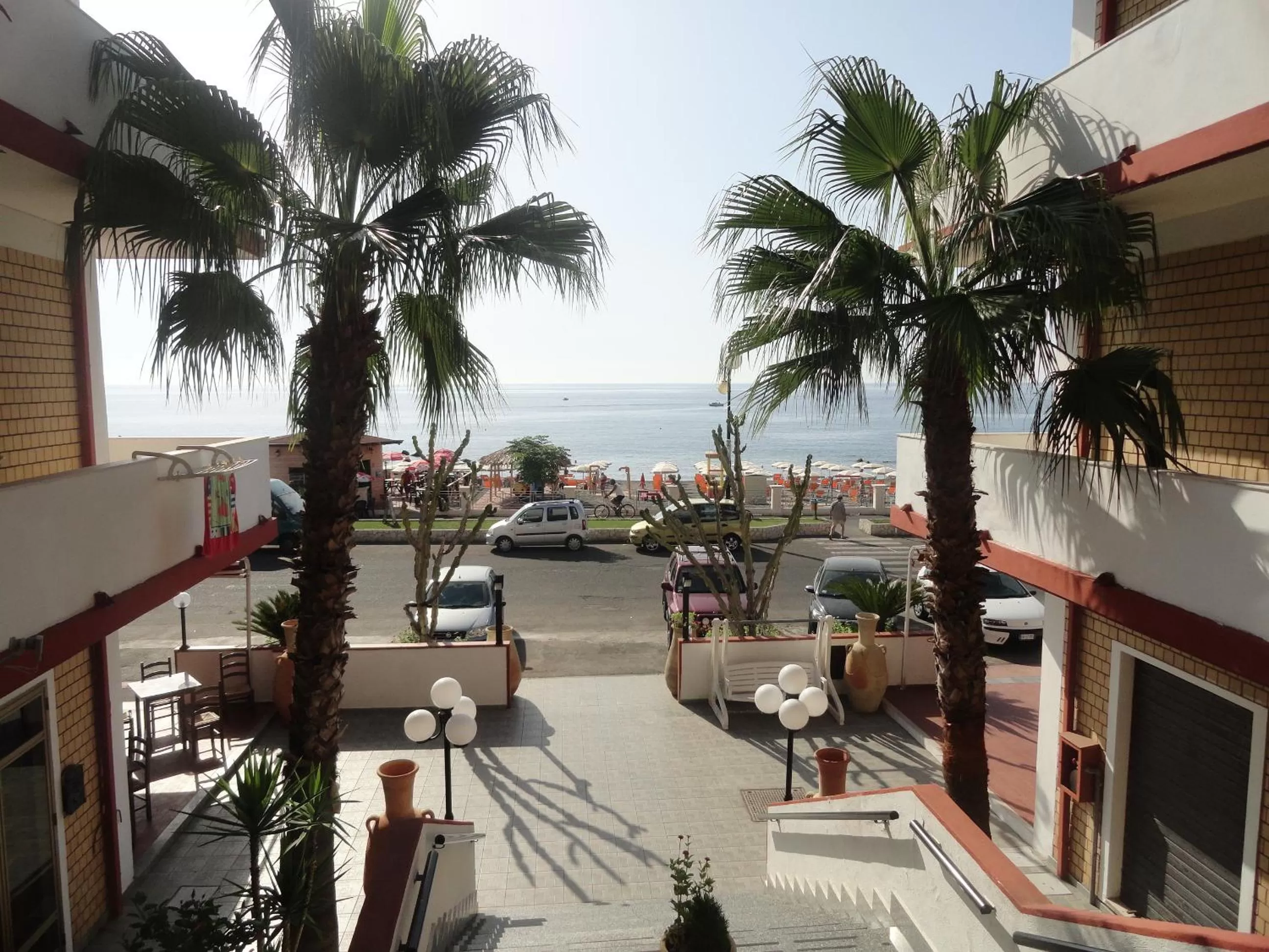 Facade/entrance in Hotel Miramare