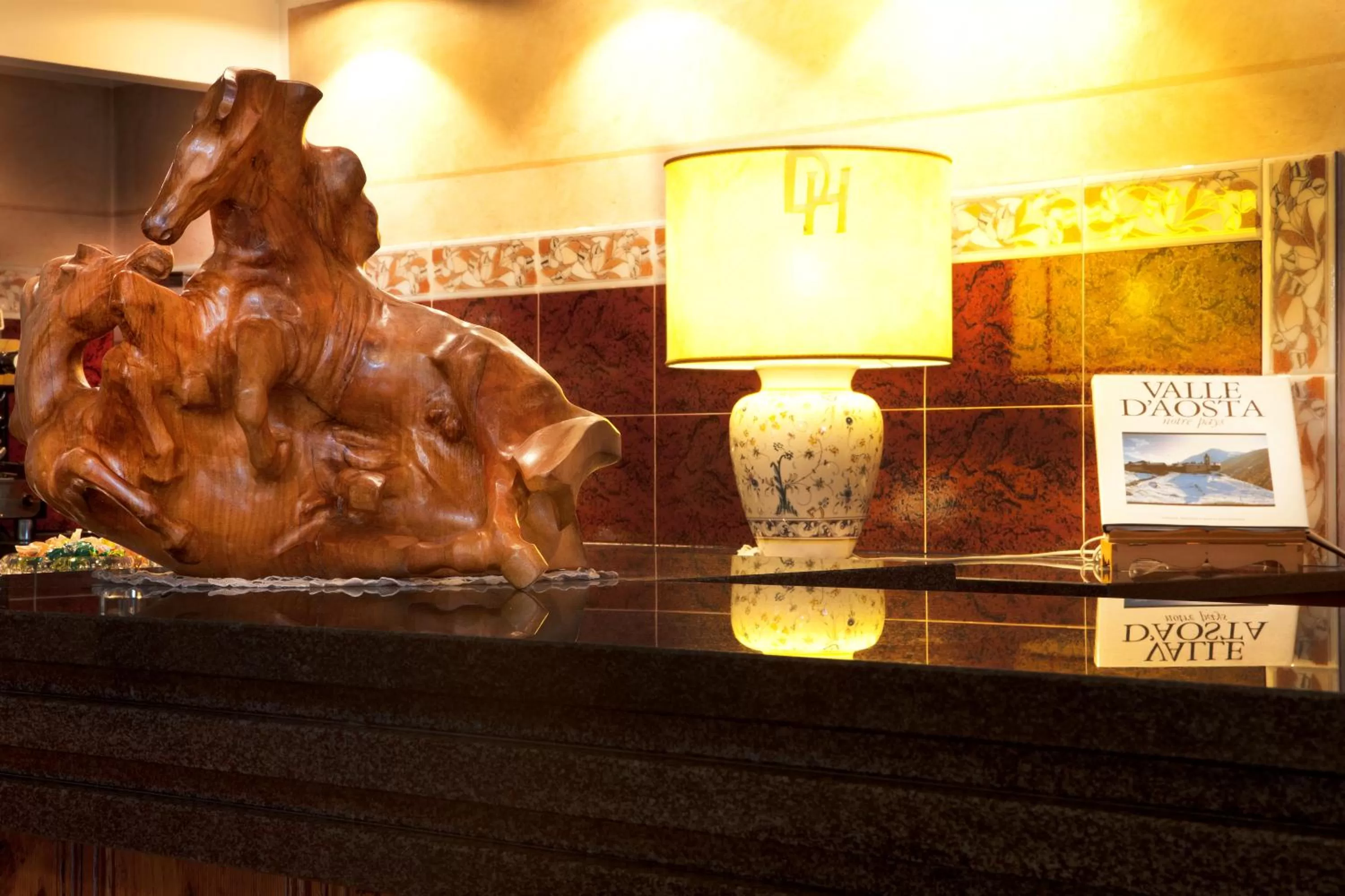 Lobby or reception in Hotel Diana Jardin et Spa