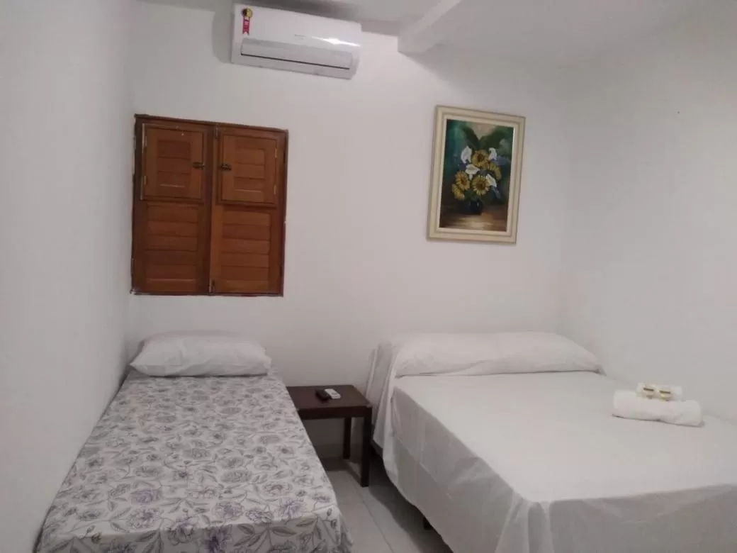 Bed in Pousada Praia Bela Maceió