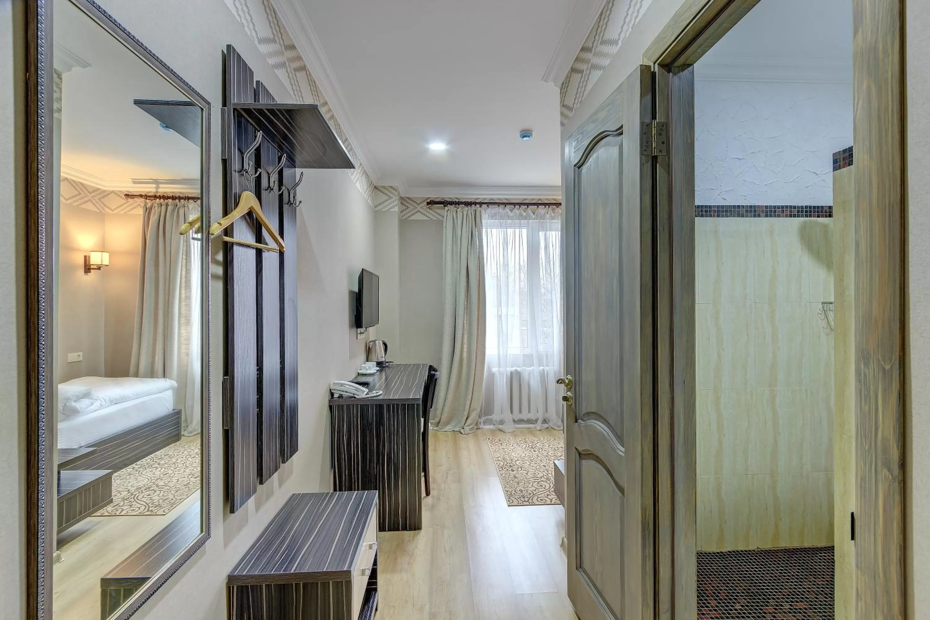 Photo of the whole room, Bed in Resident Hotel Almaty