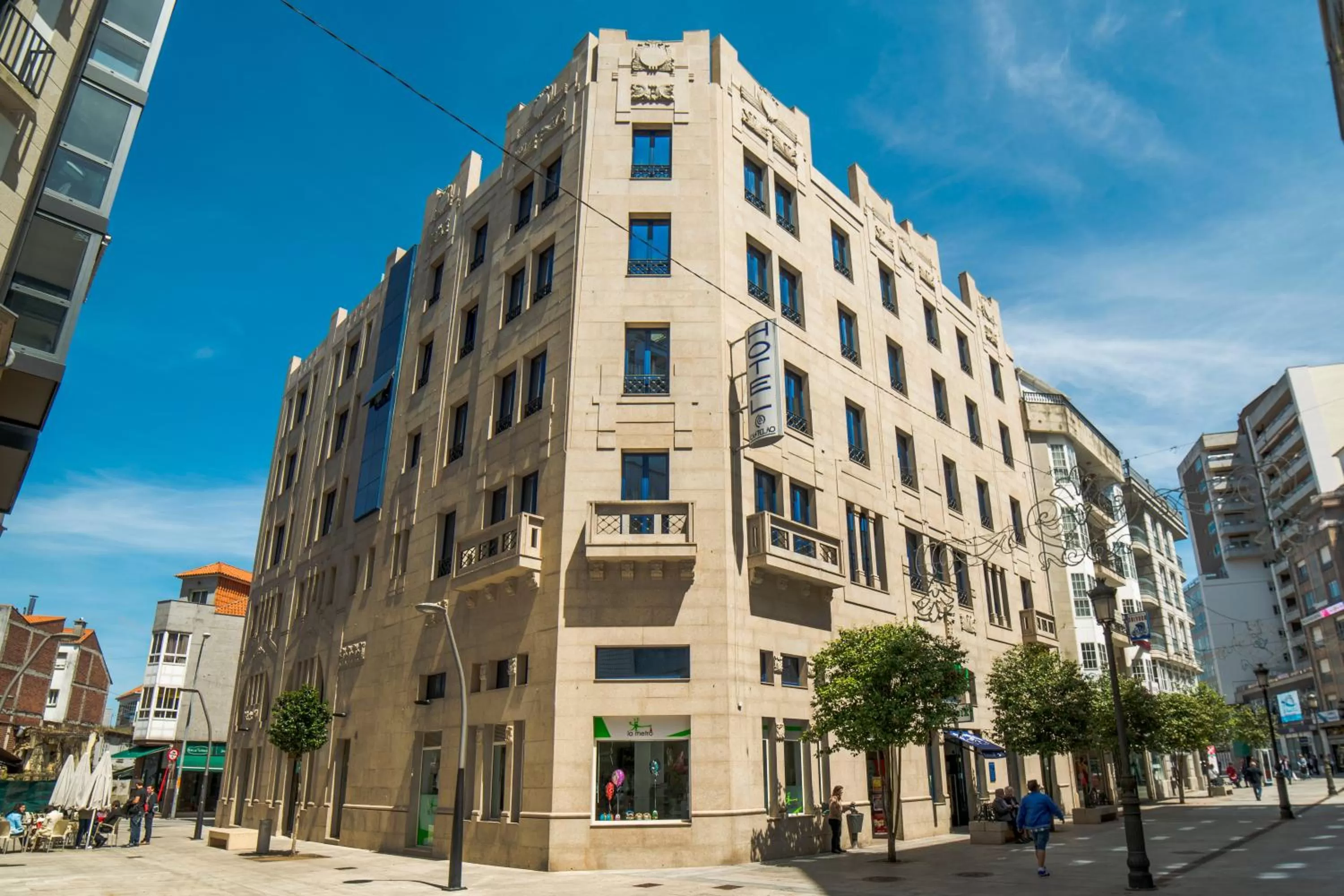 Floor plan in Hotel Alda Castelao