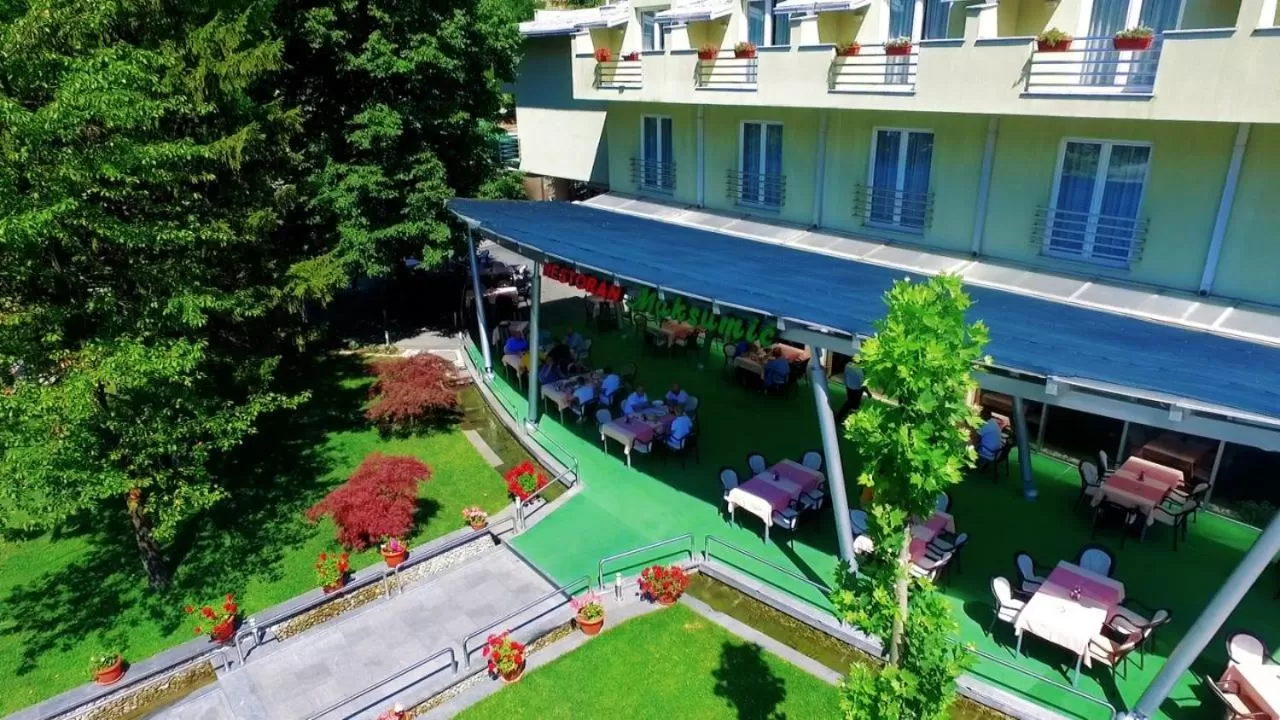 Bird's eye view in Motel Maksumić