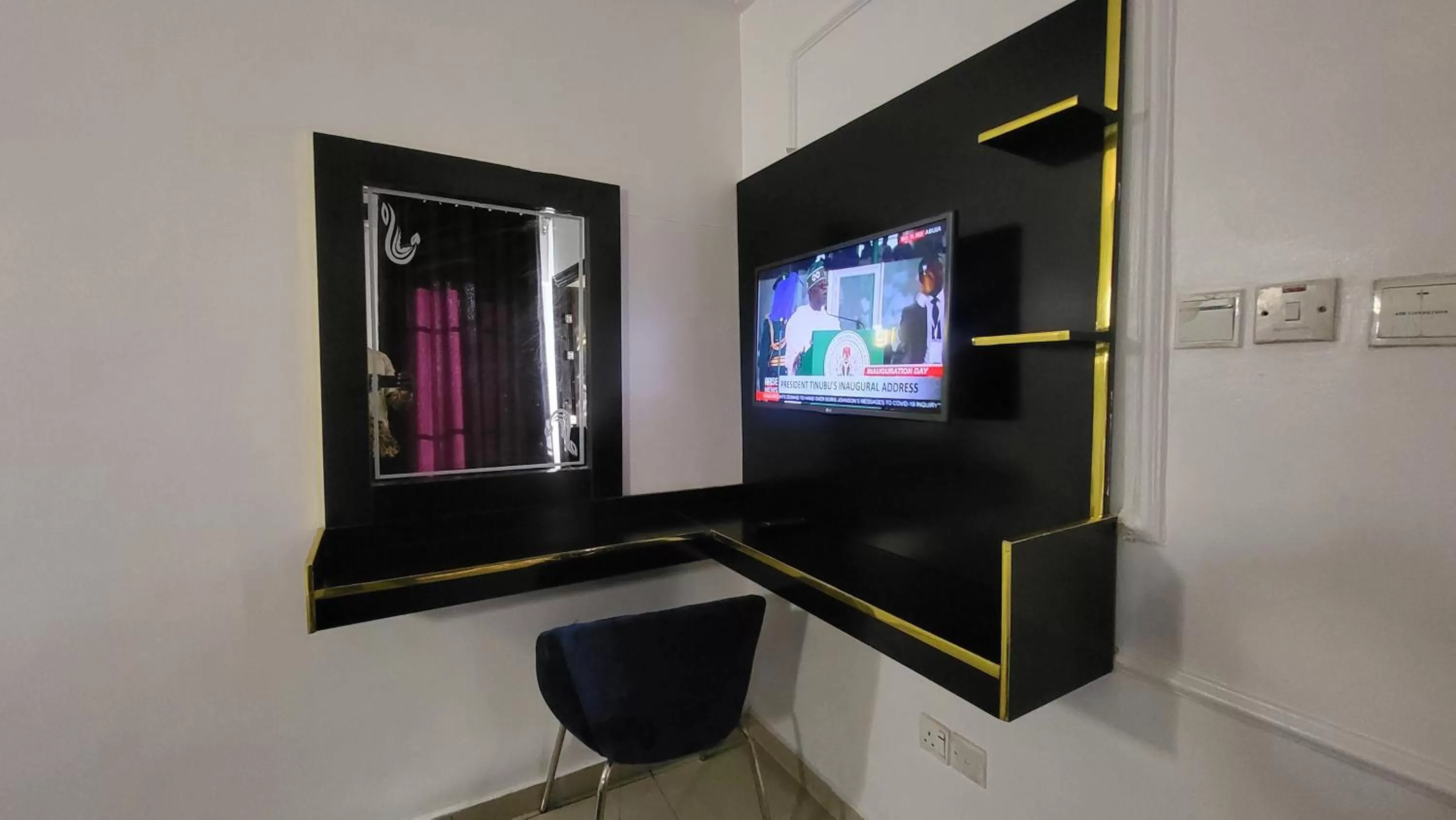 TV/Entertainment Center in Palazzo Apartments