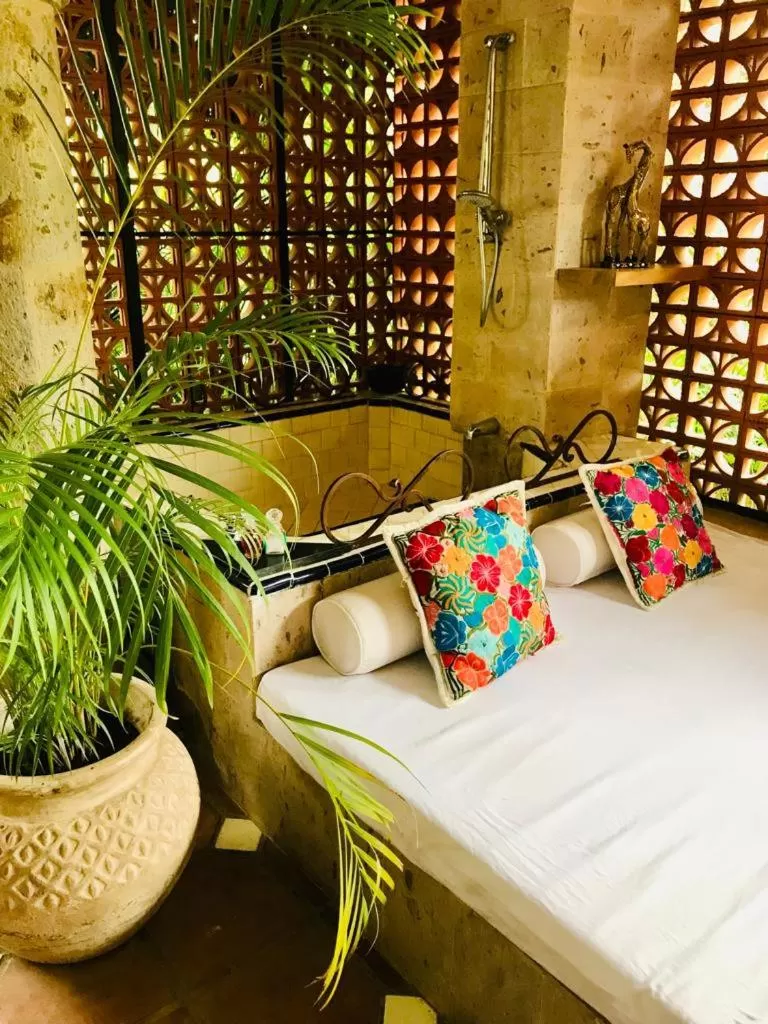 Balcony/Terrace, Bed in Casa Miura Hotel Boutique