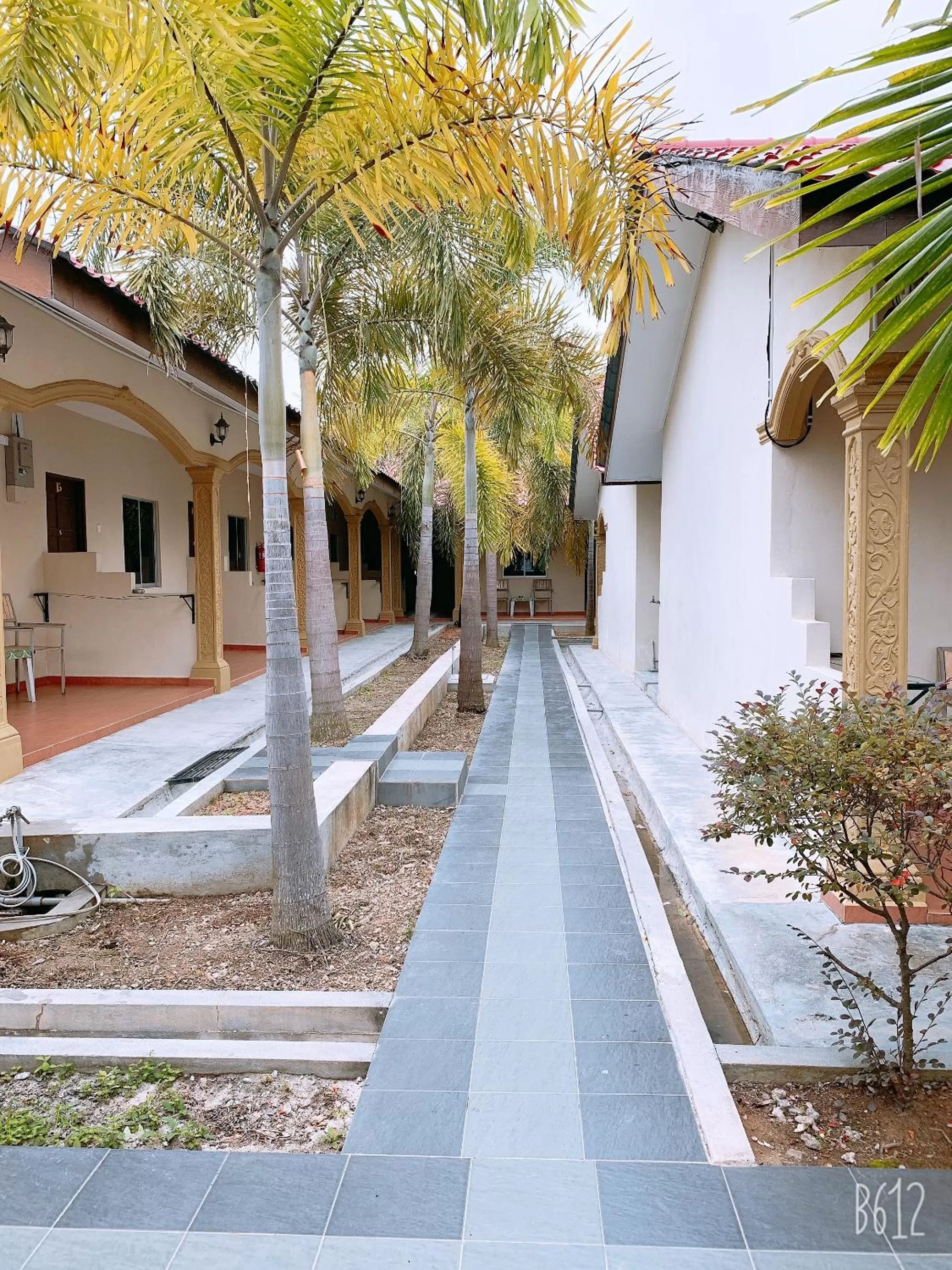 Patio in Dhania Cenang Beach Motel