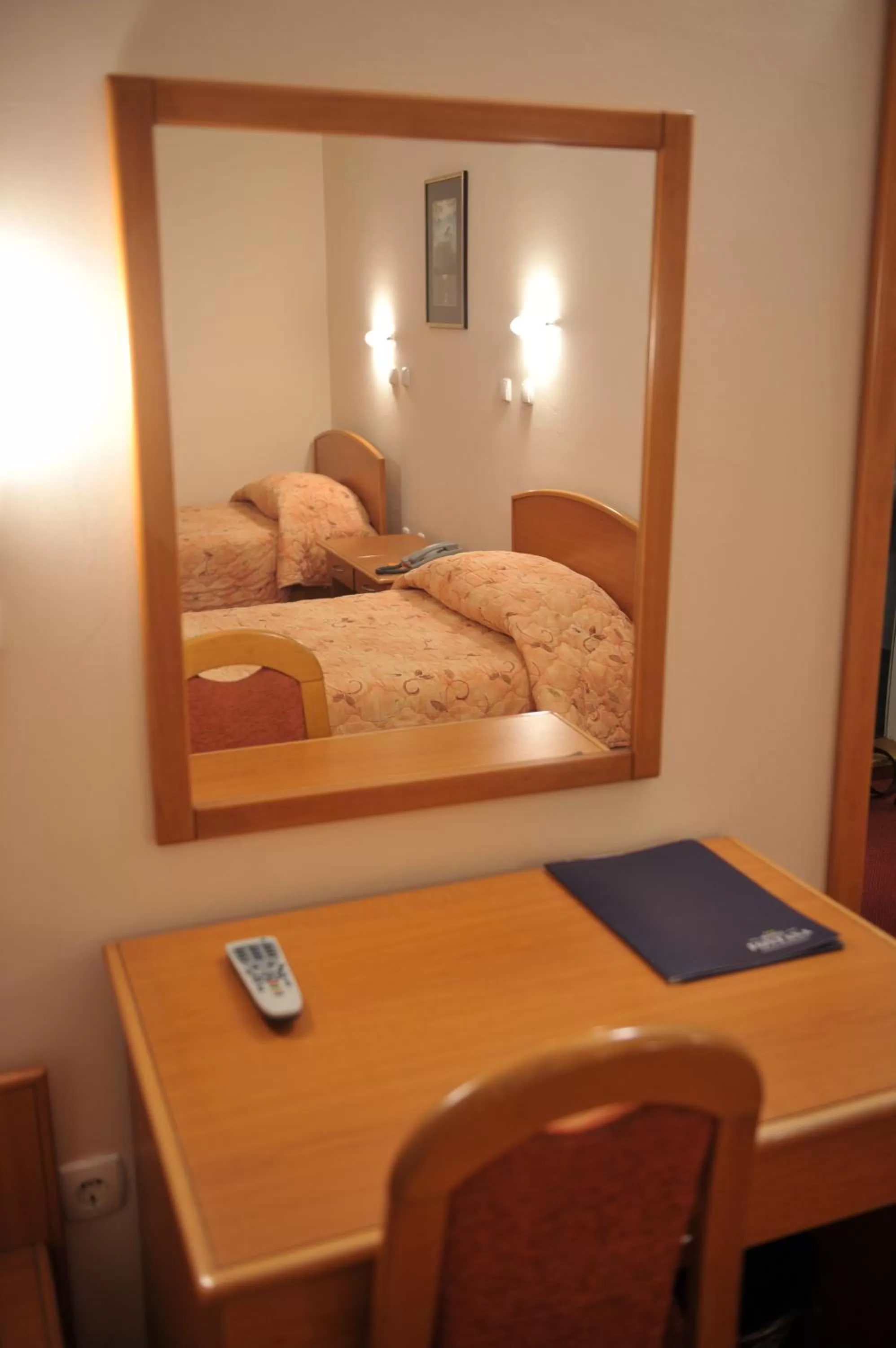 Decorative detail, Bed in Hotel Fontana