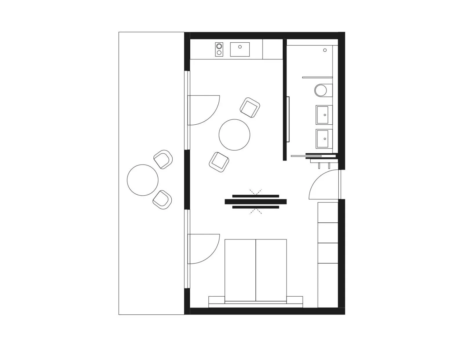 Floor plan in livisit bergapartments