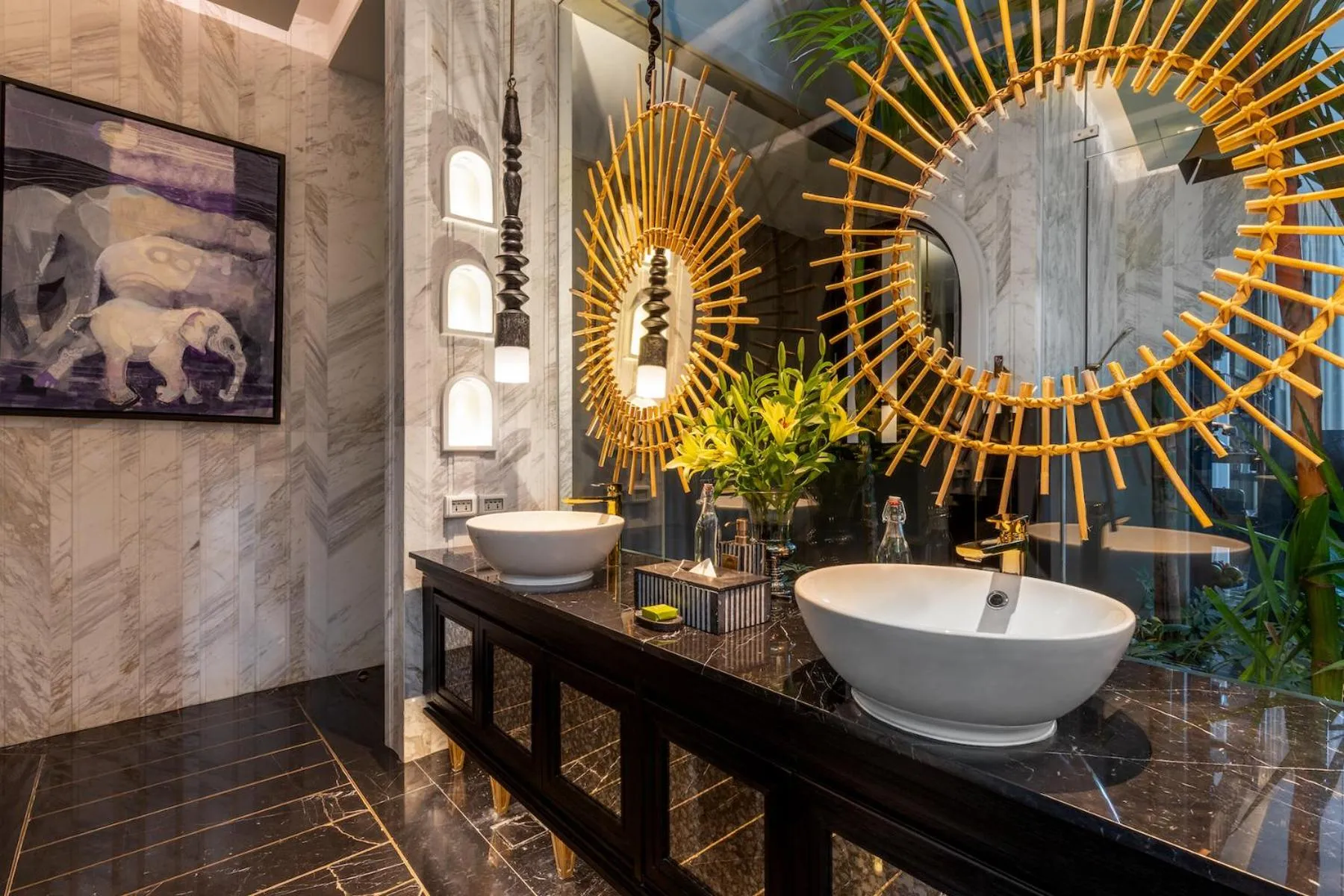 Bathroom in Bensley Collection Pool Villas - Shinta Mani Angkor