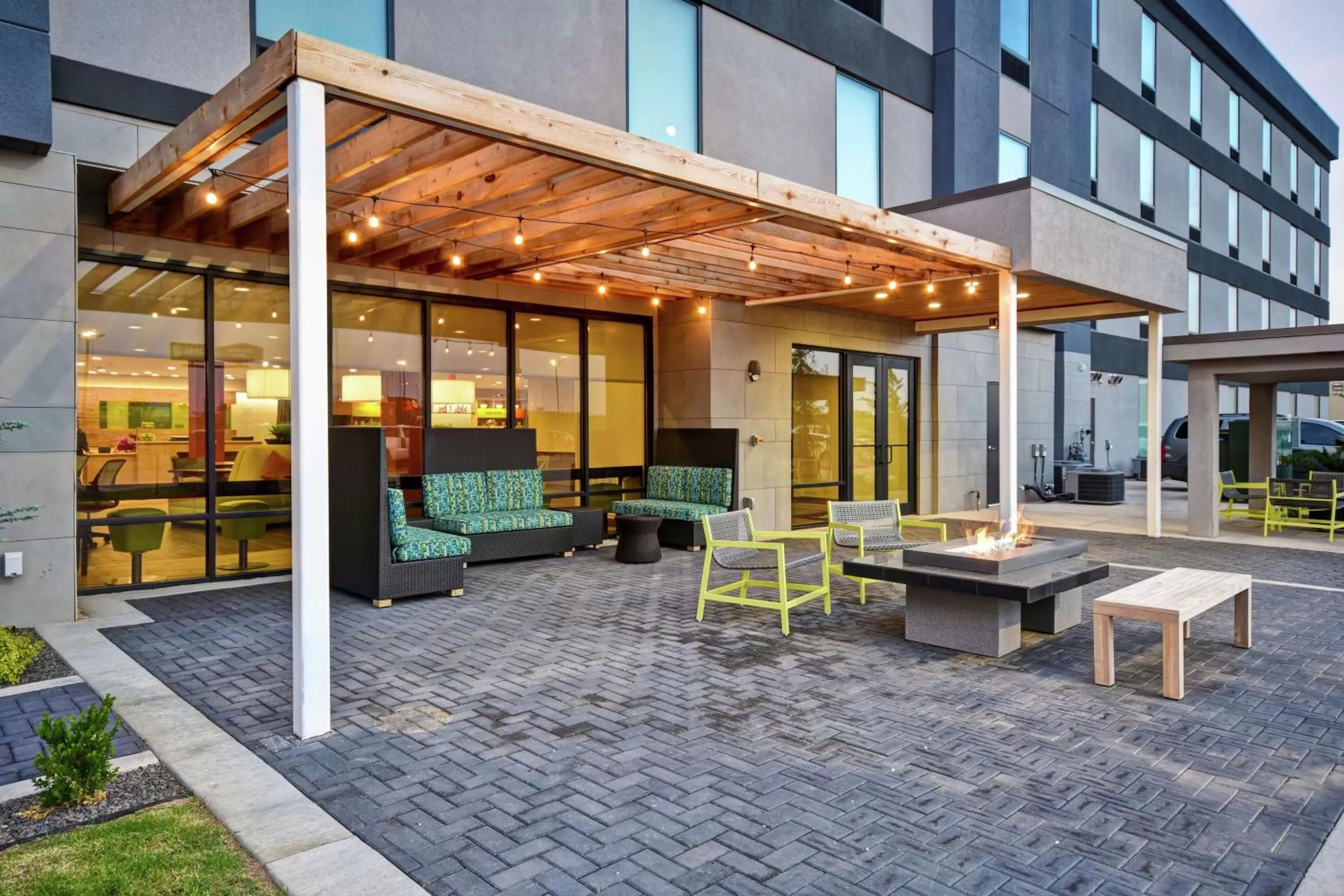 Patio in Home2 Suites By Hilton El Reno