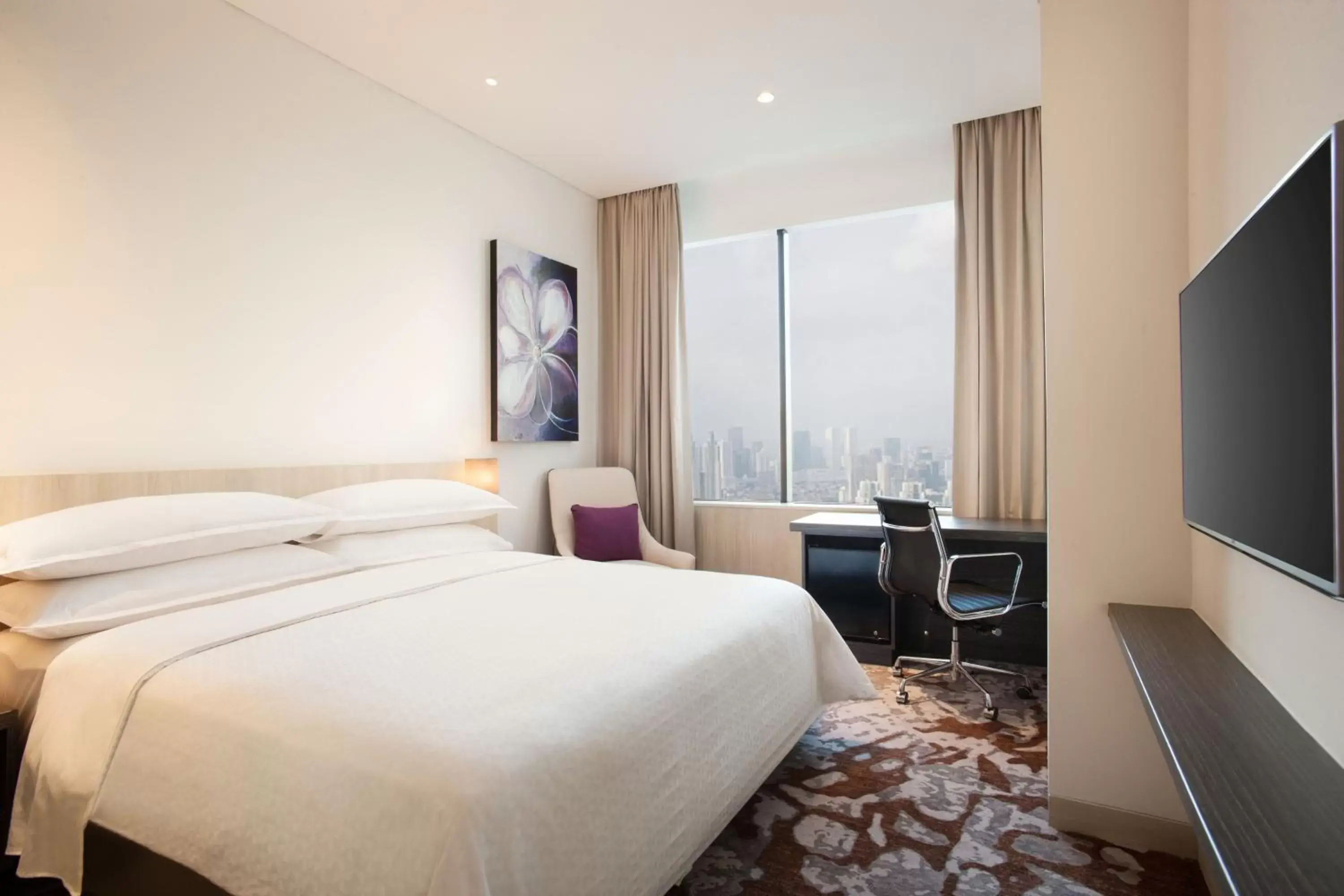 King Room with City View in Four Points by Sheraton Jakarta Thamrin King Room with City View in Four Points by Sheraton Jakarta Thamrin