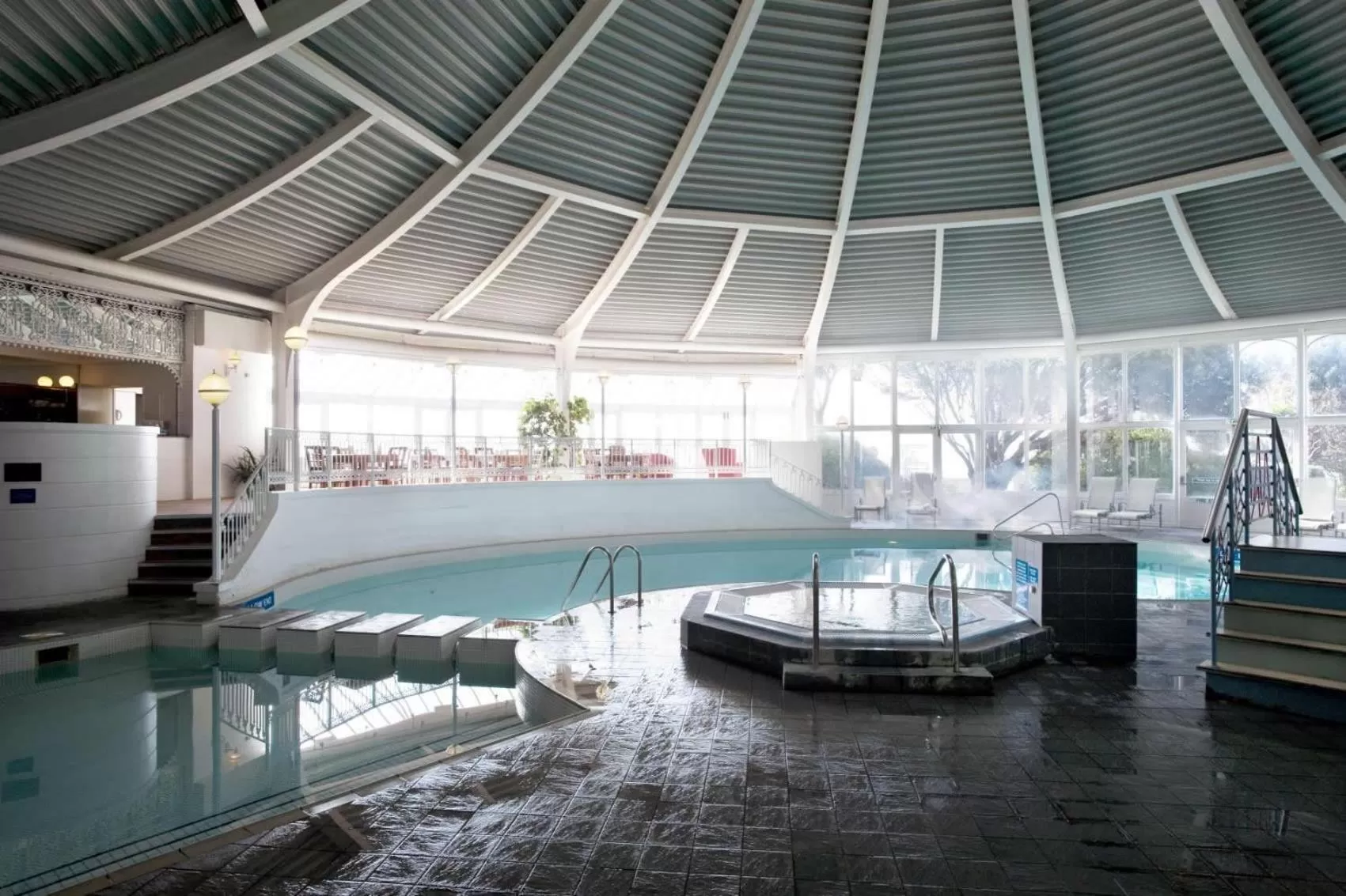 Pool view in Royal Bath Hotel & Spa Bournemouth