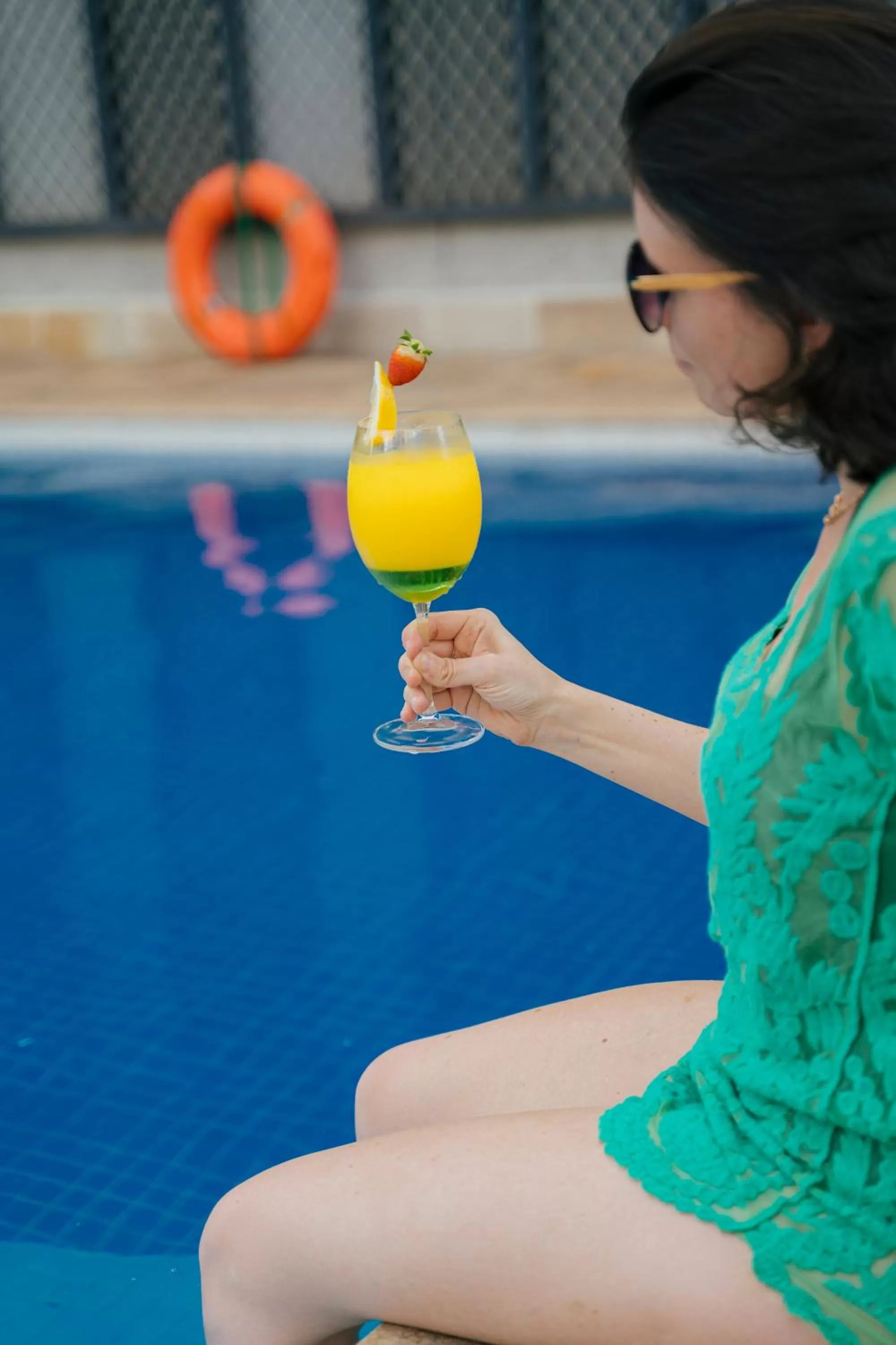Pool view in Grand Mercure Sao Paulo Ibirapuera