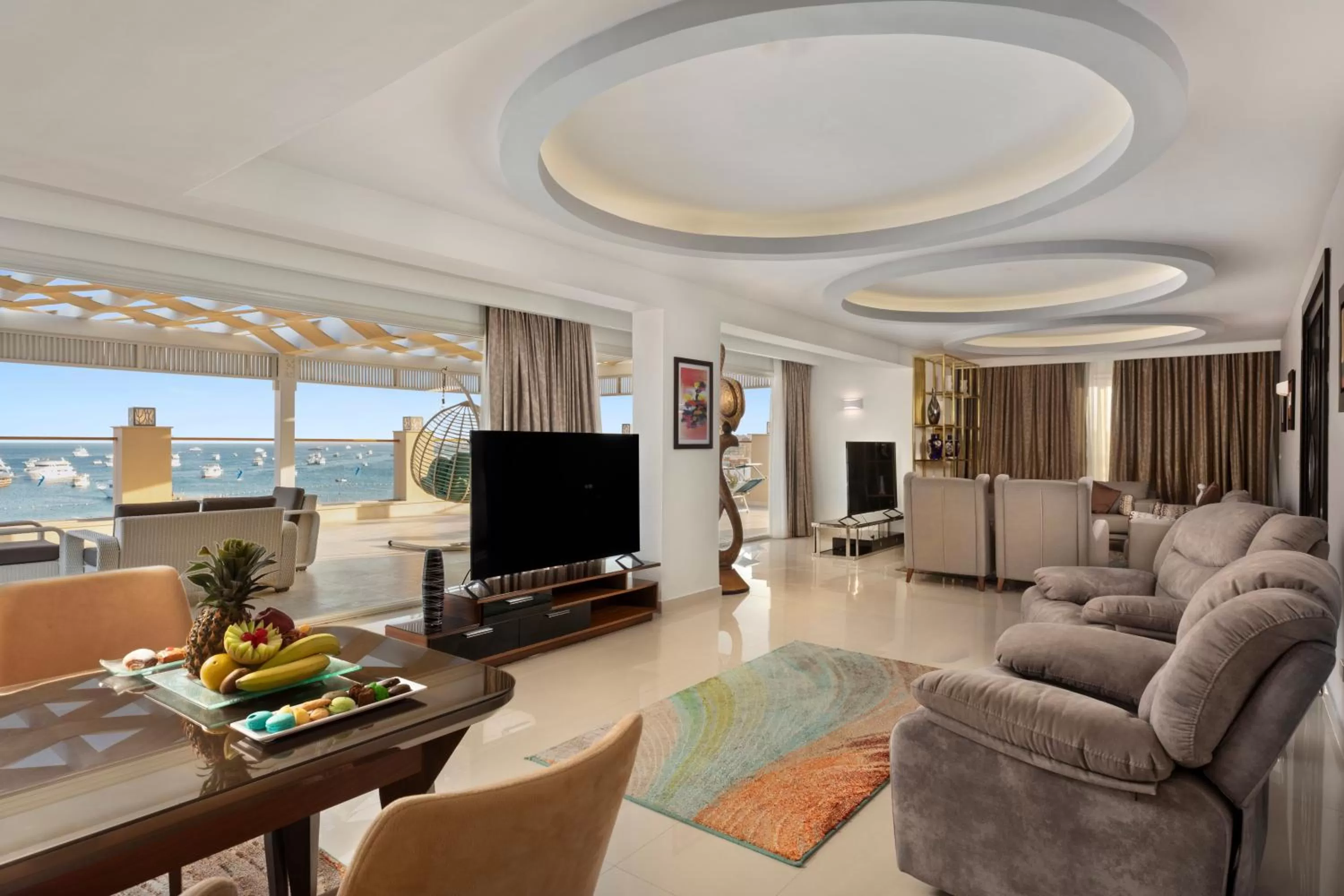 Living room in Pickalbatros White Beach Resort - Hurghada