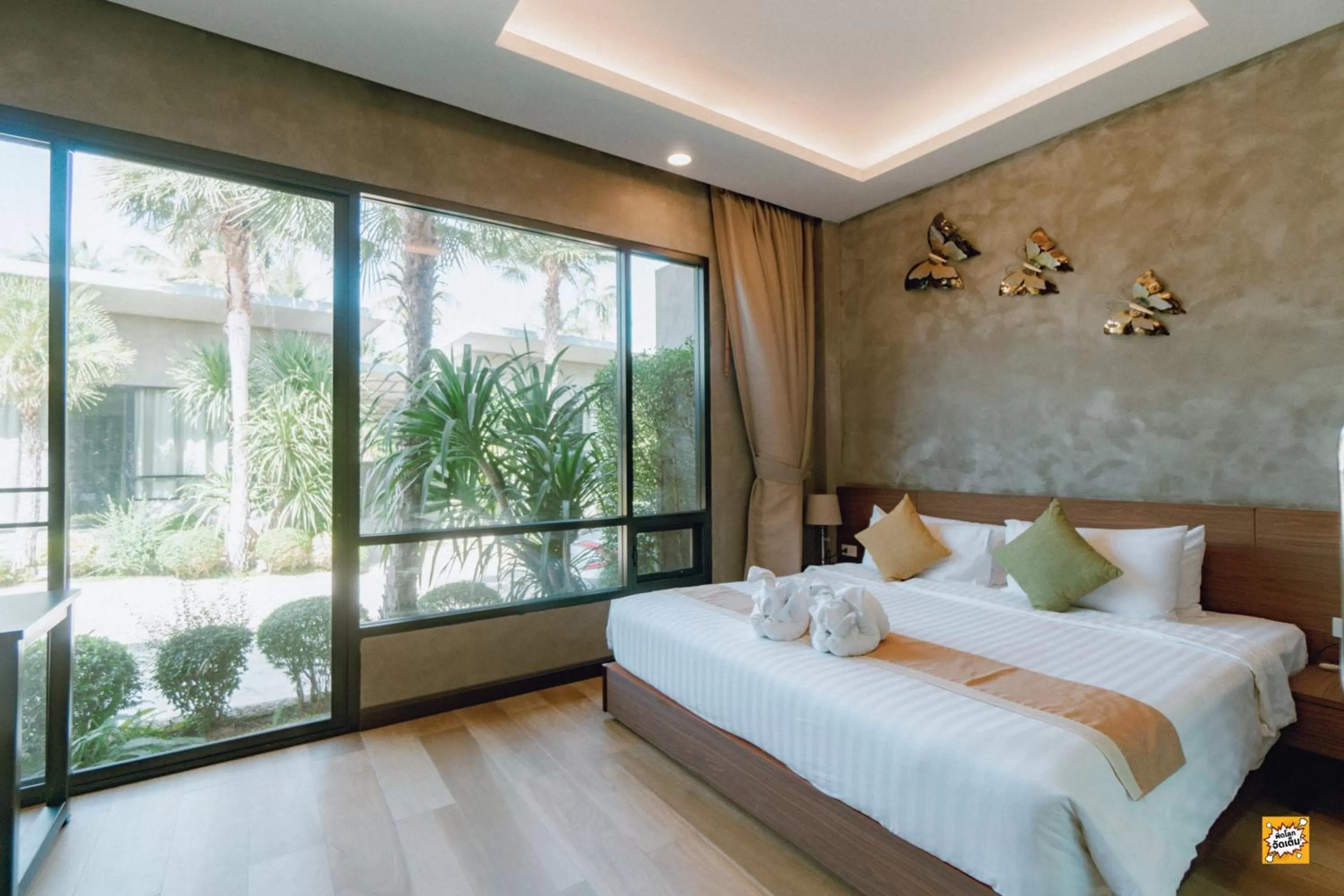 Bed in Blue River Resort