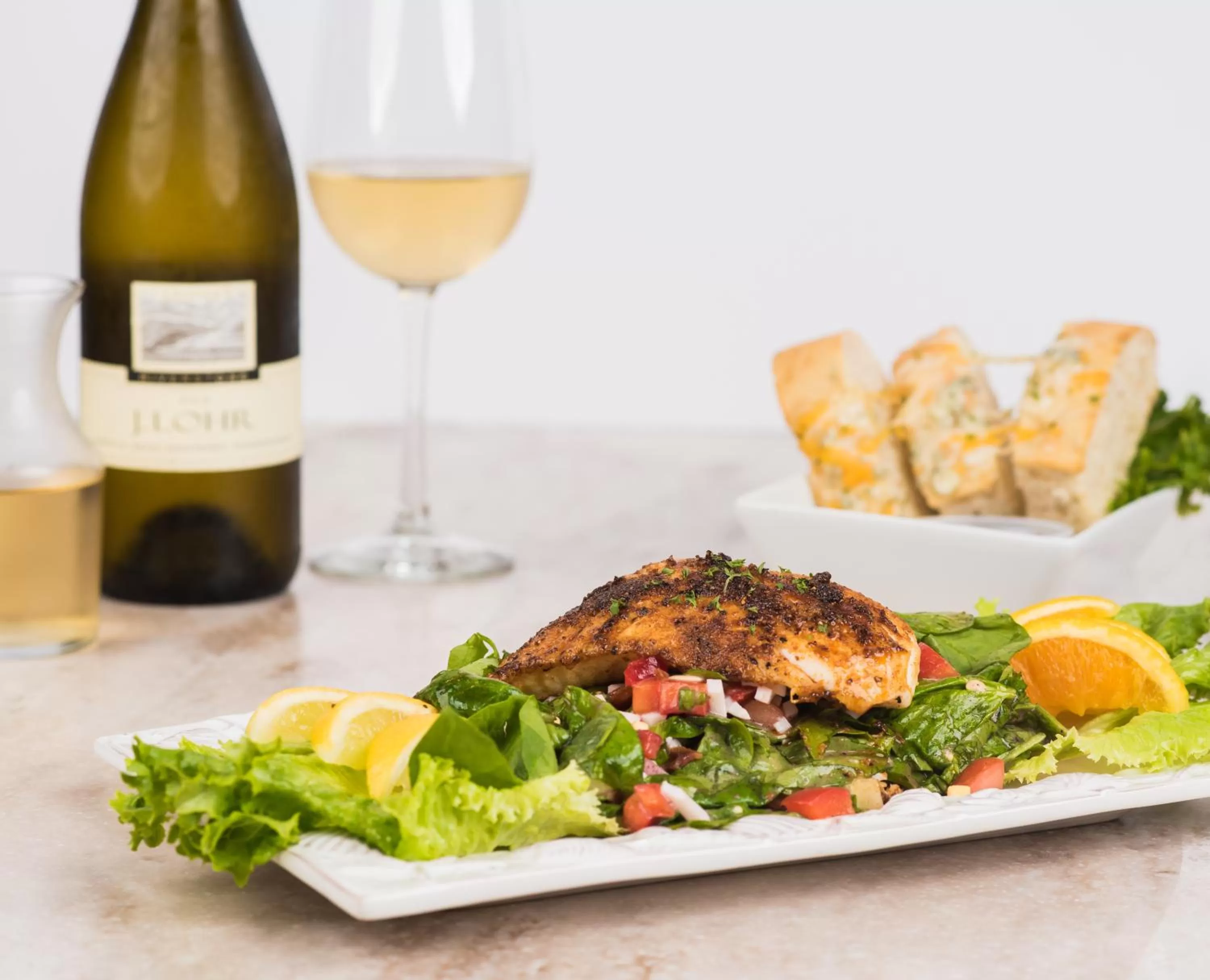 Food close-up in The Landing Hotel