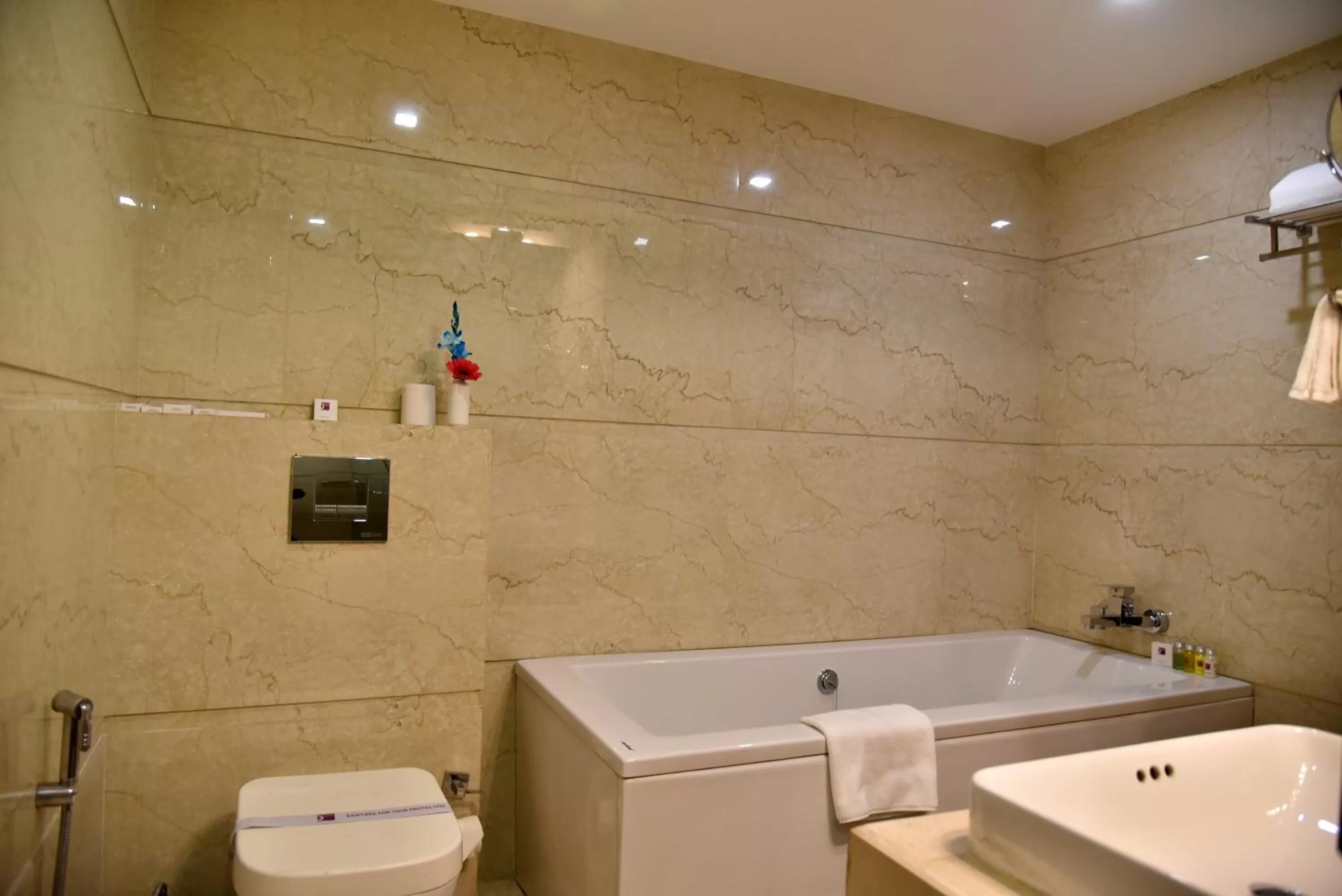Bathroom in Clarks Inn Suites Gwalior