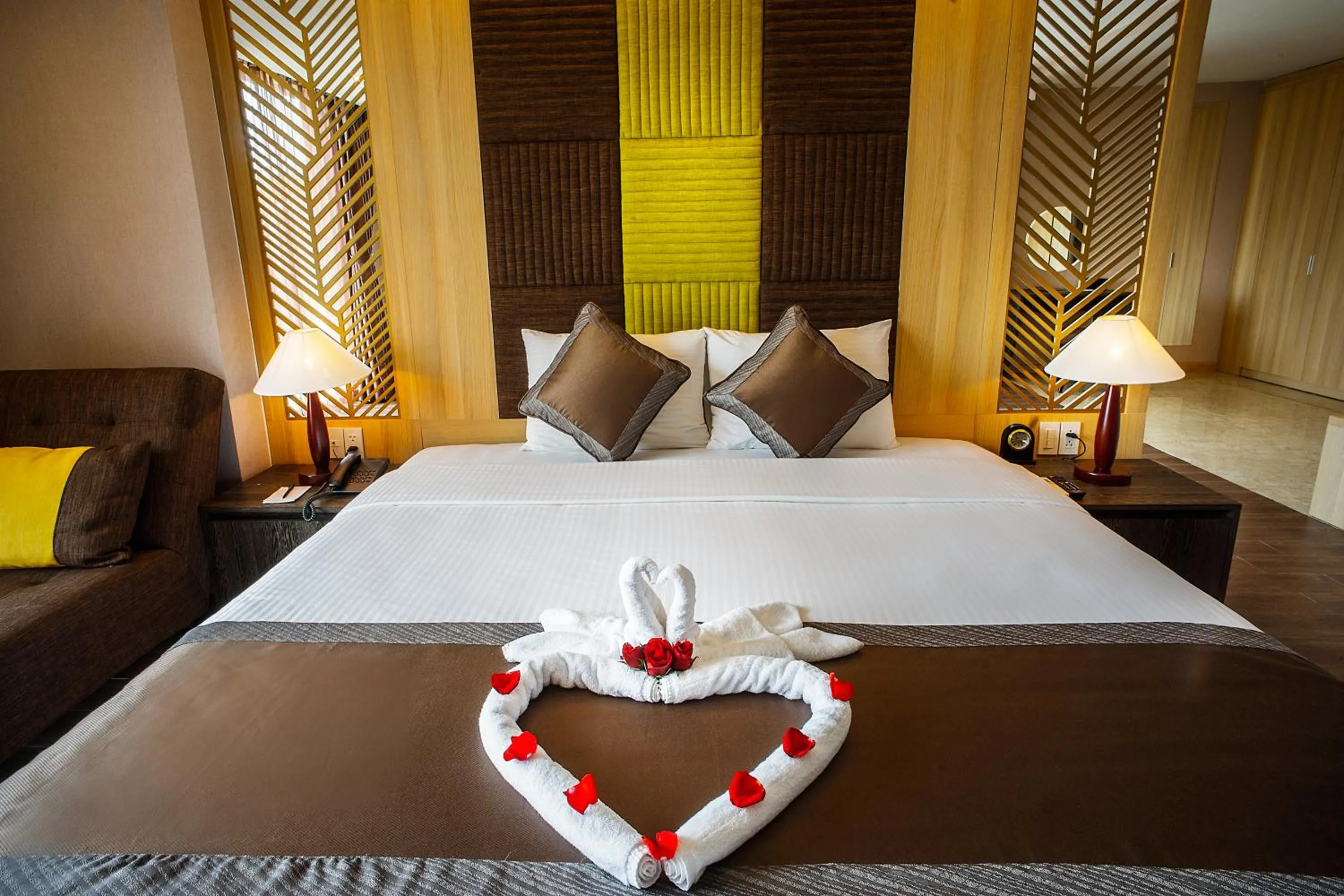 Photo of the whole room, Bed in Muong Thanh Holiday Muine Hotel