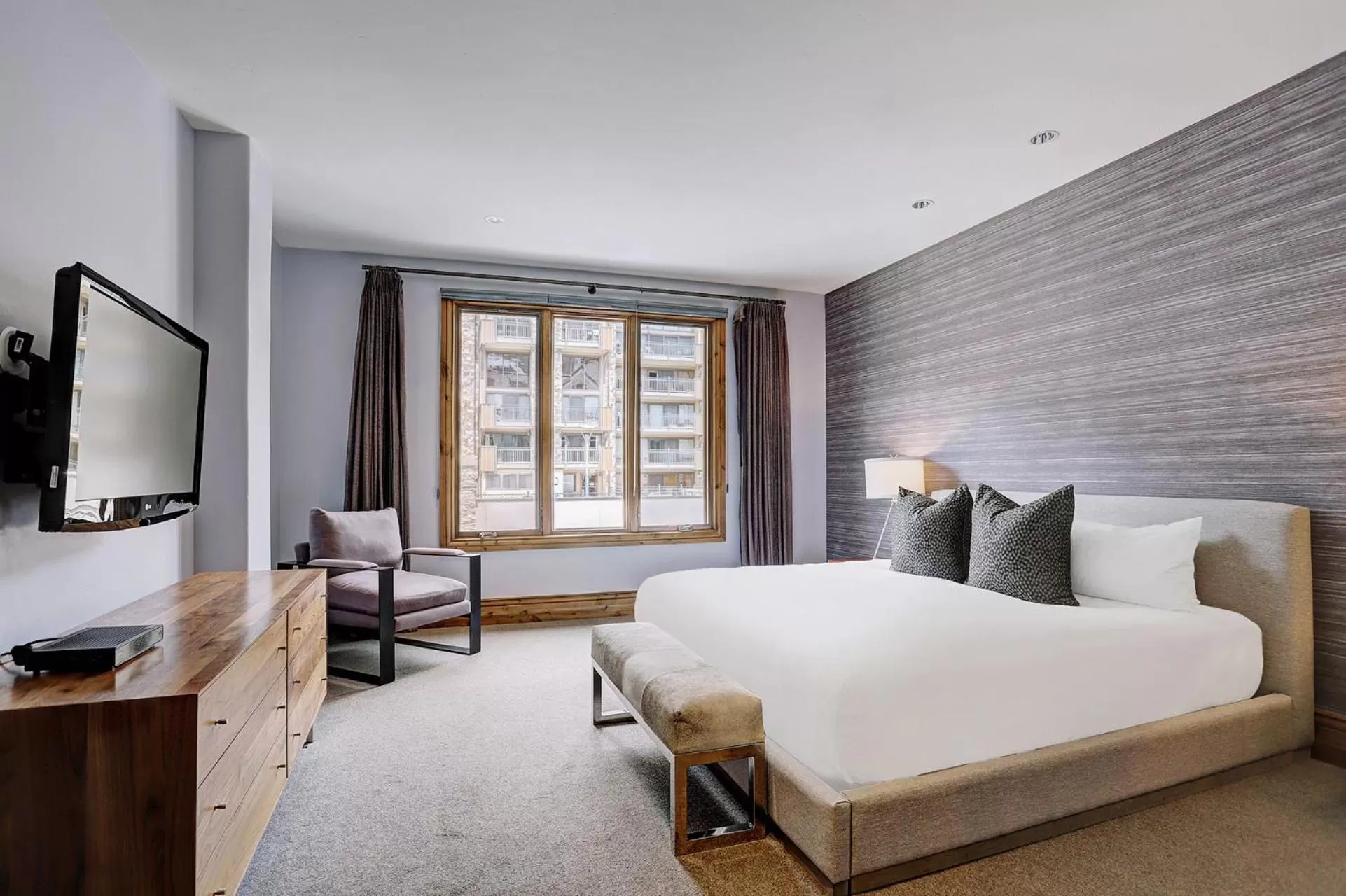 Bed in The Arrabelle at Vail Square, a RockResort, by Vail Resorts