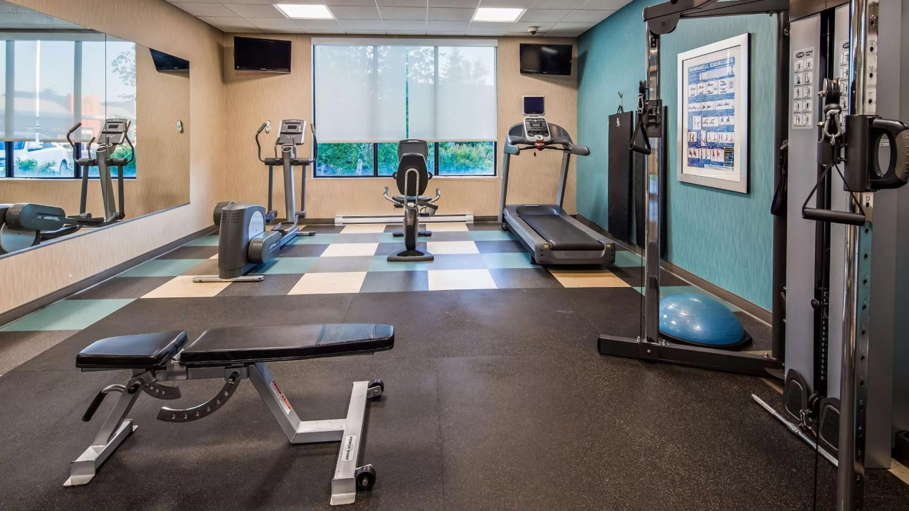 Fitness centre/facilities in Best Western Plus Cairn Croft Hotel