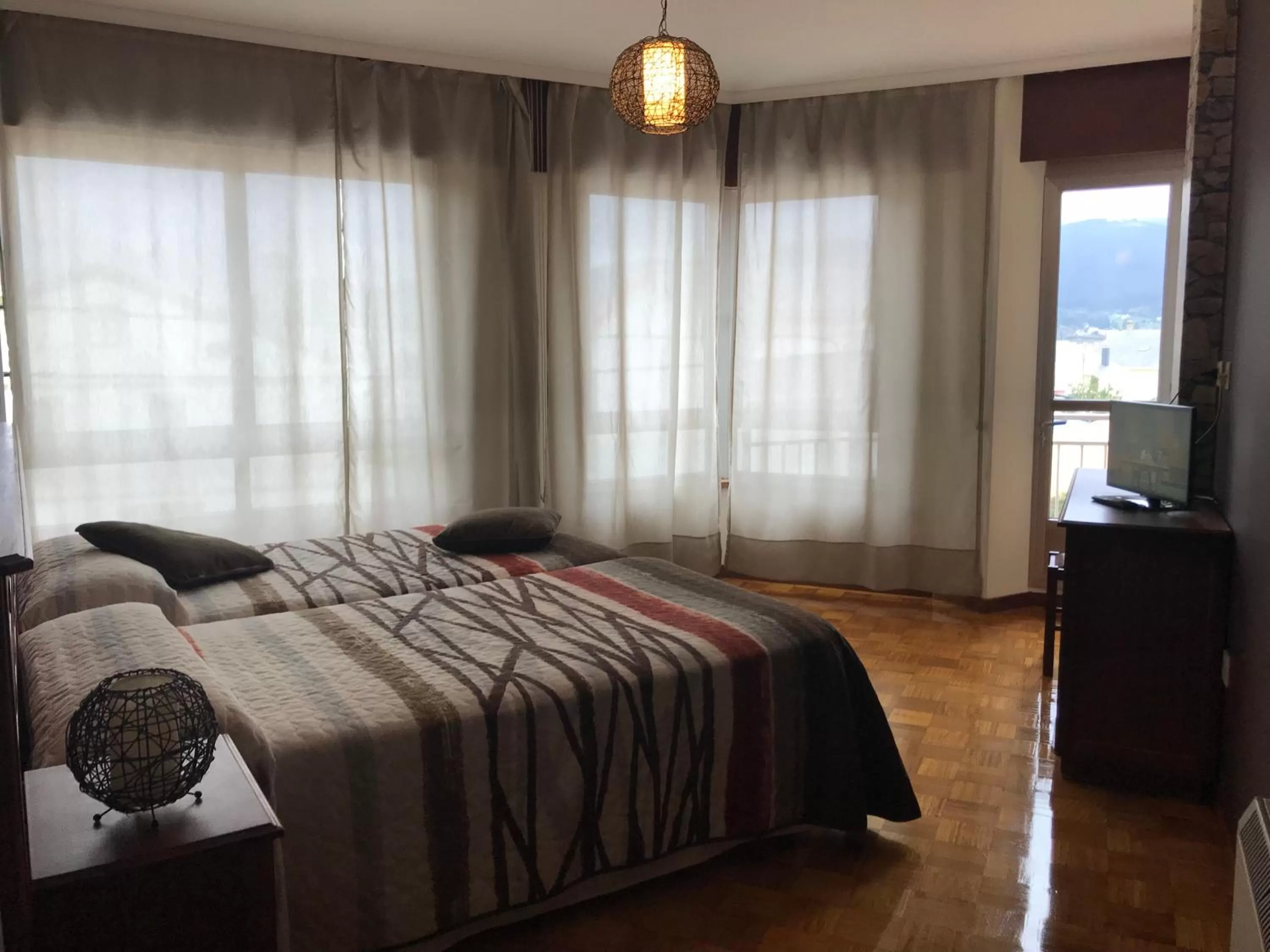 Decorative detail, Bed in Hotel Celta Galaico