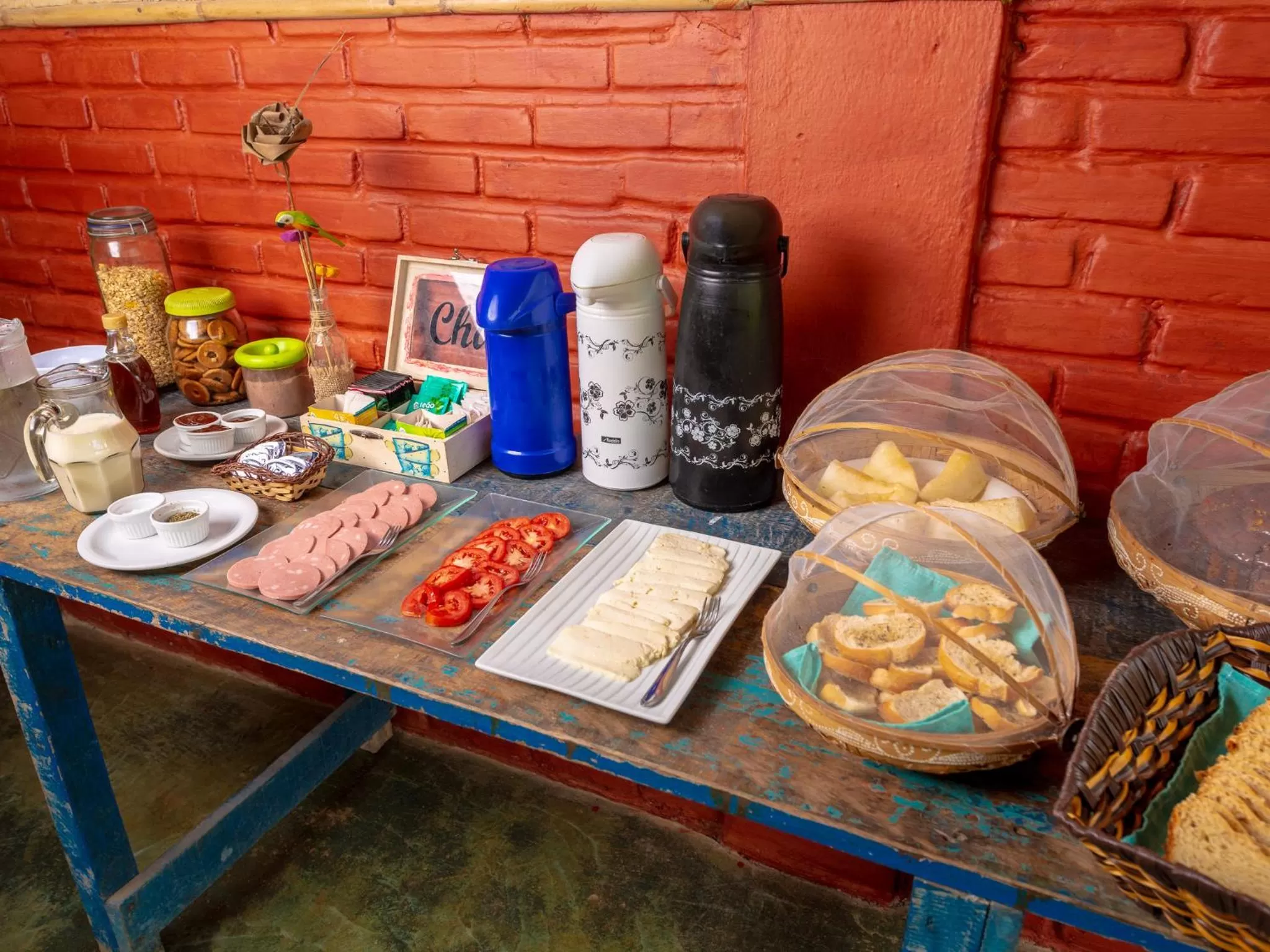 Food and drinks in Pousada da Rosa