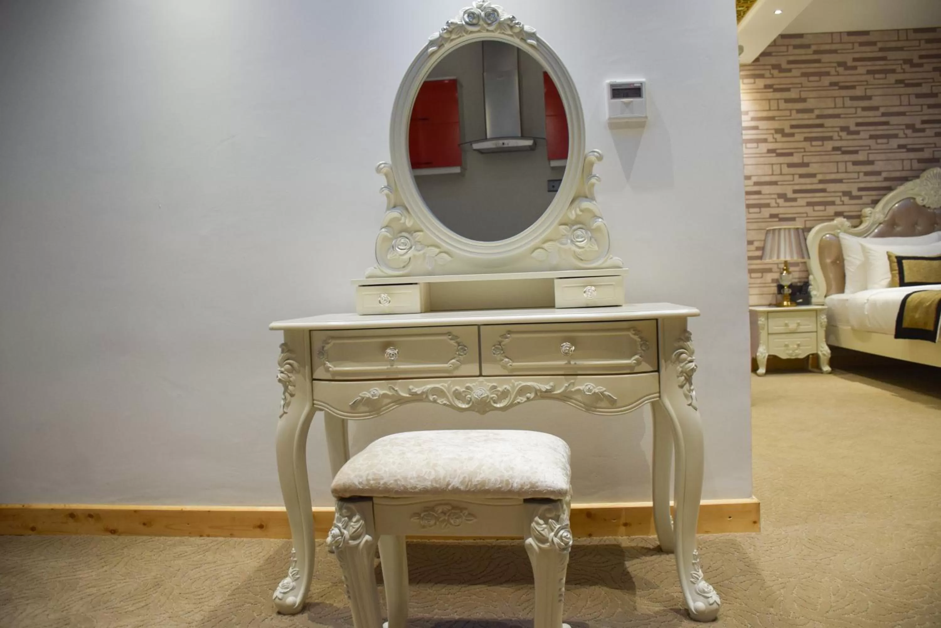 Living room, Bathroom in Ruvisha Beach Hotel