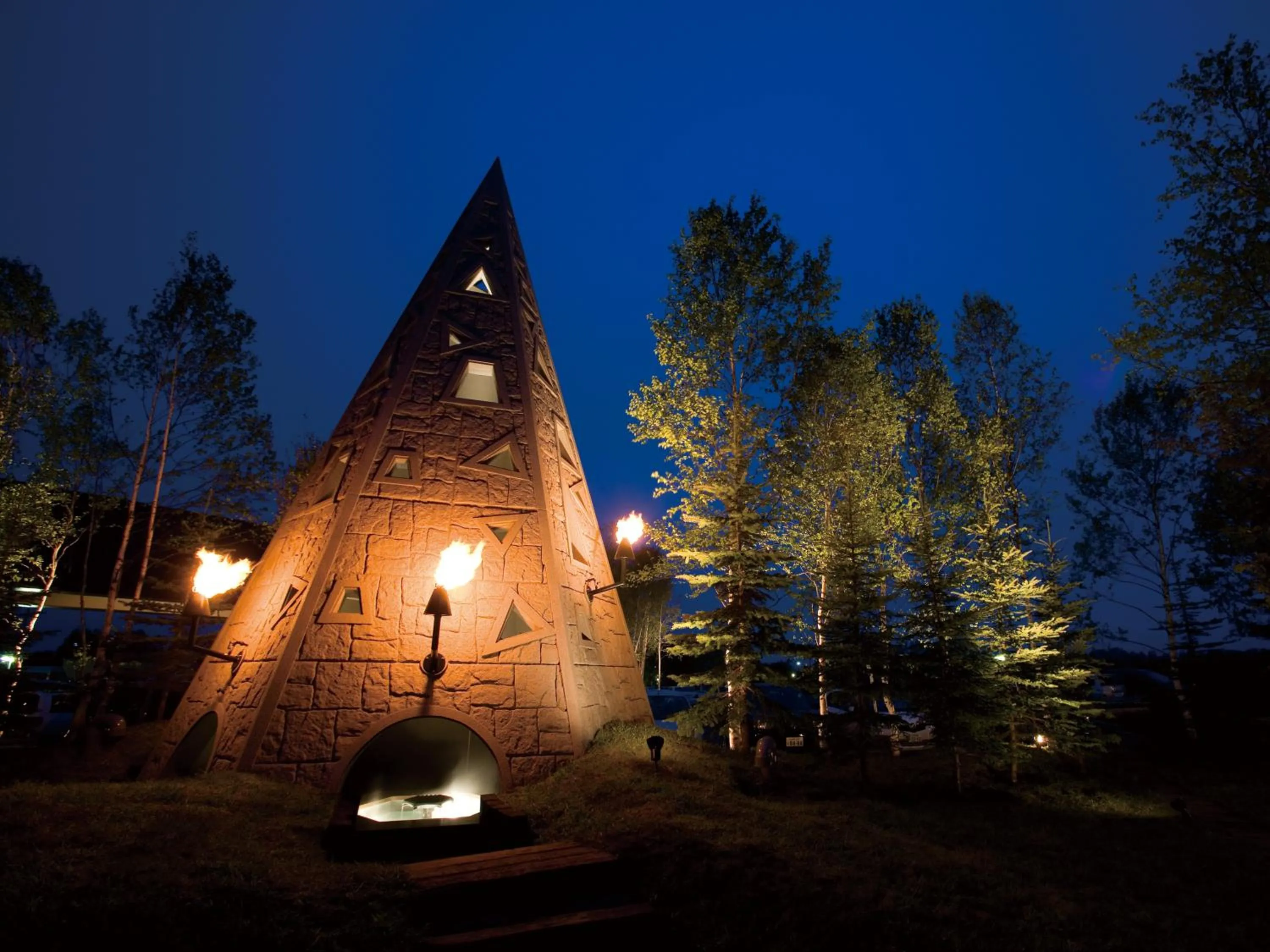 Area and facilities in Hokuten no Oka Abashiriko Tsuruga Resort