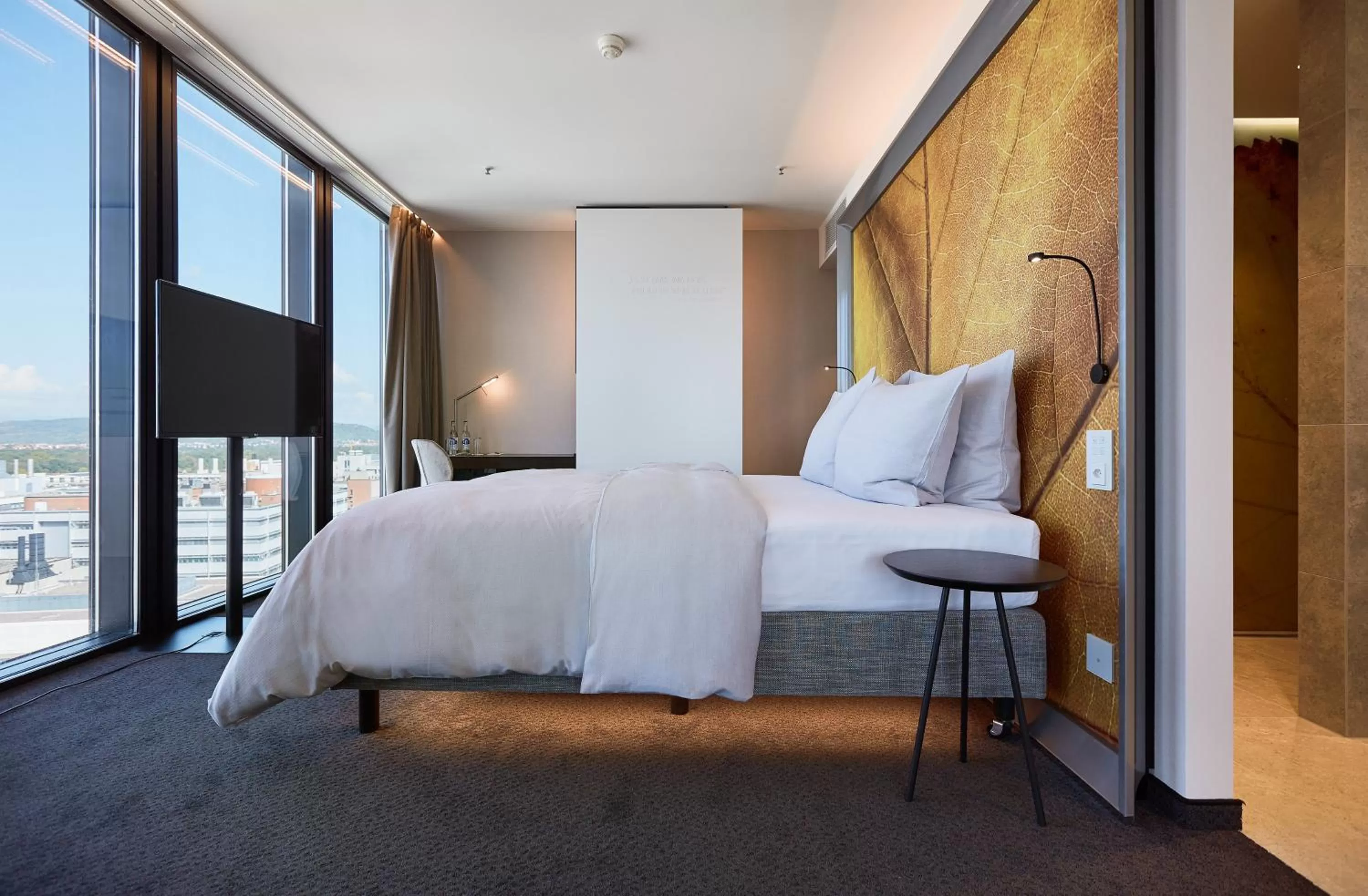 Photo of the whole room, Bed in HYPERION Hotel Basel