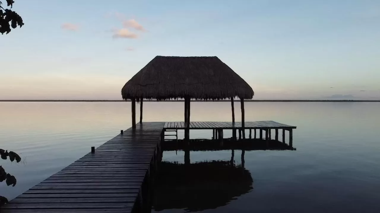 Natural landscape in Mi Kasa Tu Kasa Bacalar