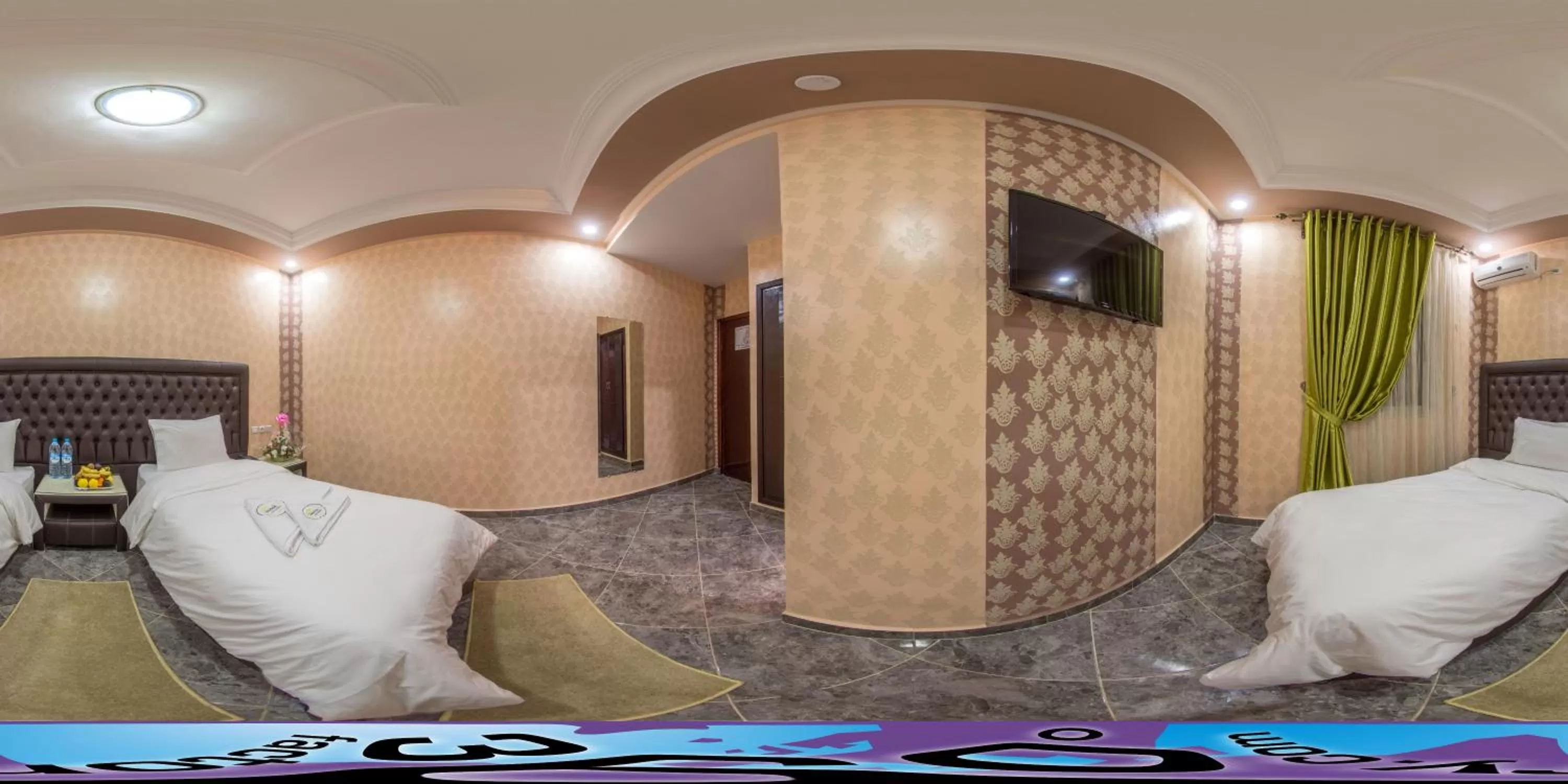 Bed in Hôtel Hadaik Ain Asserdoune