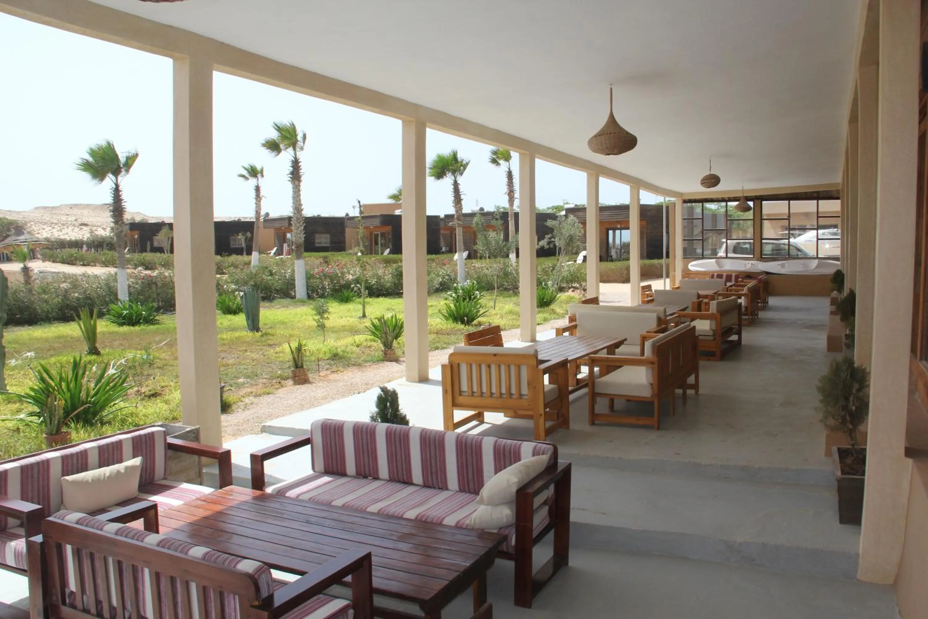 Patio in Dakhla Camp