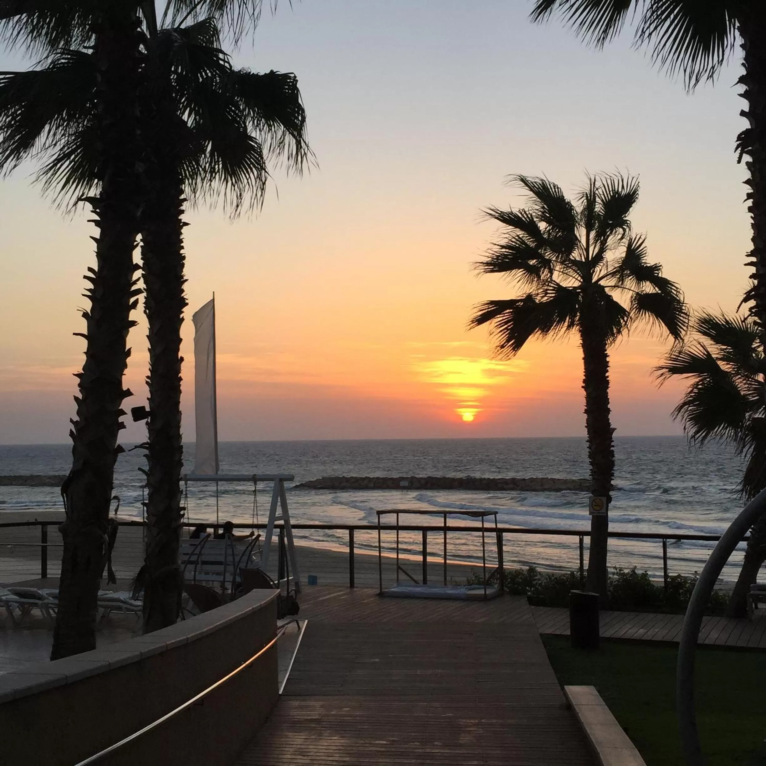 Beach in Raphael Apartments