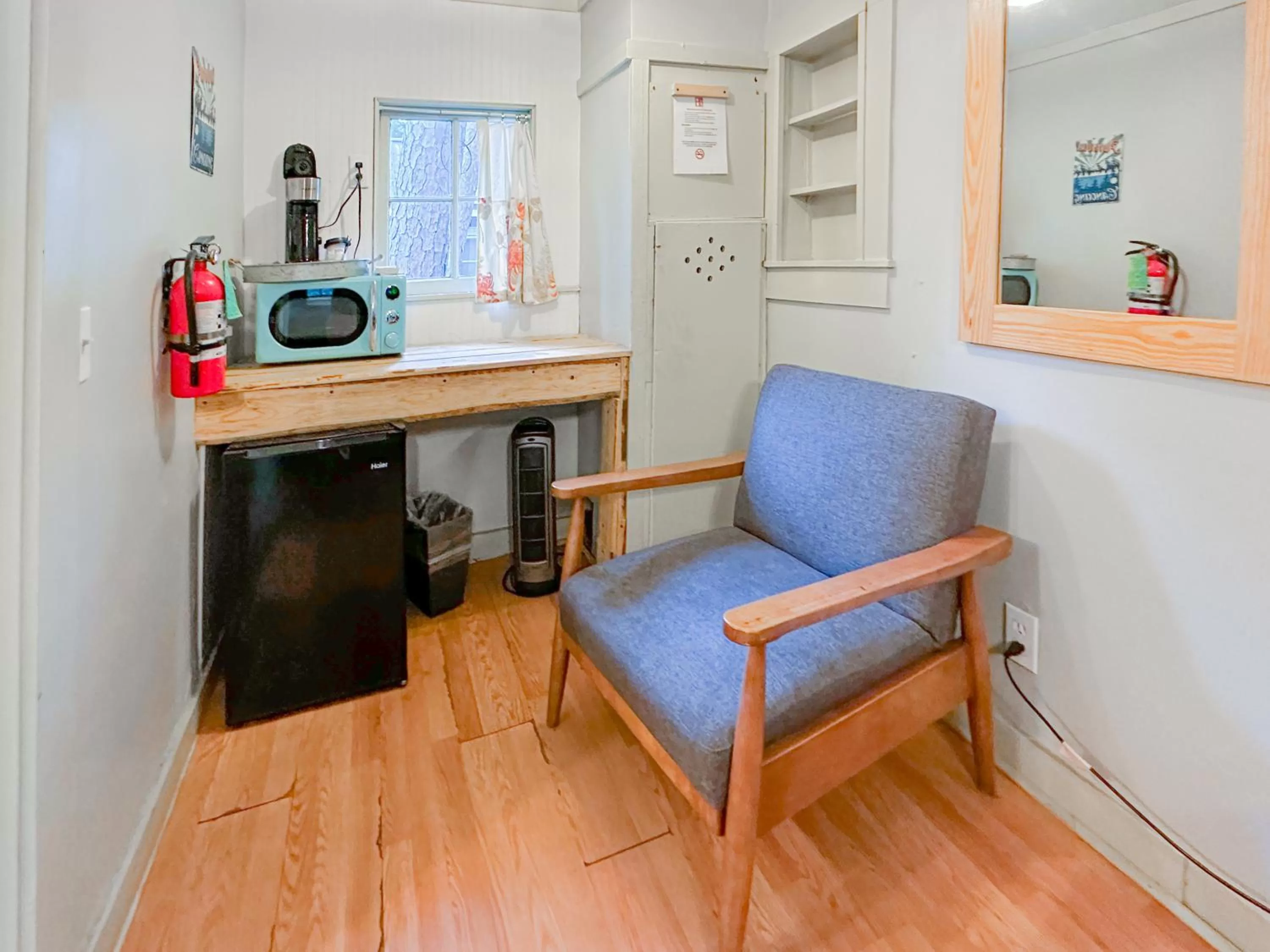 Seating area in The Wanderoo Lodge