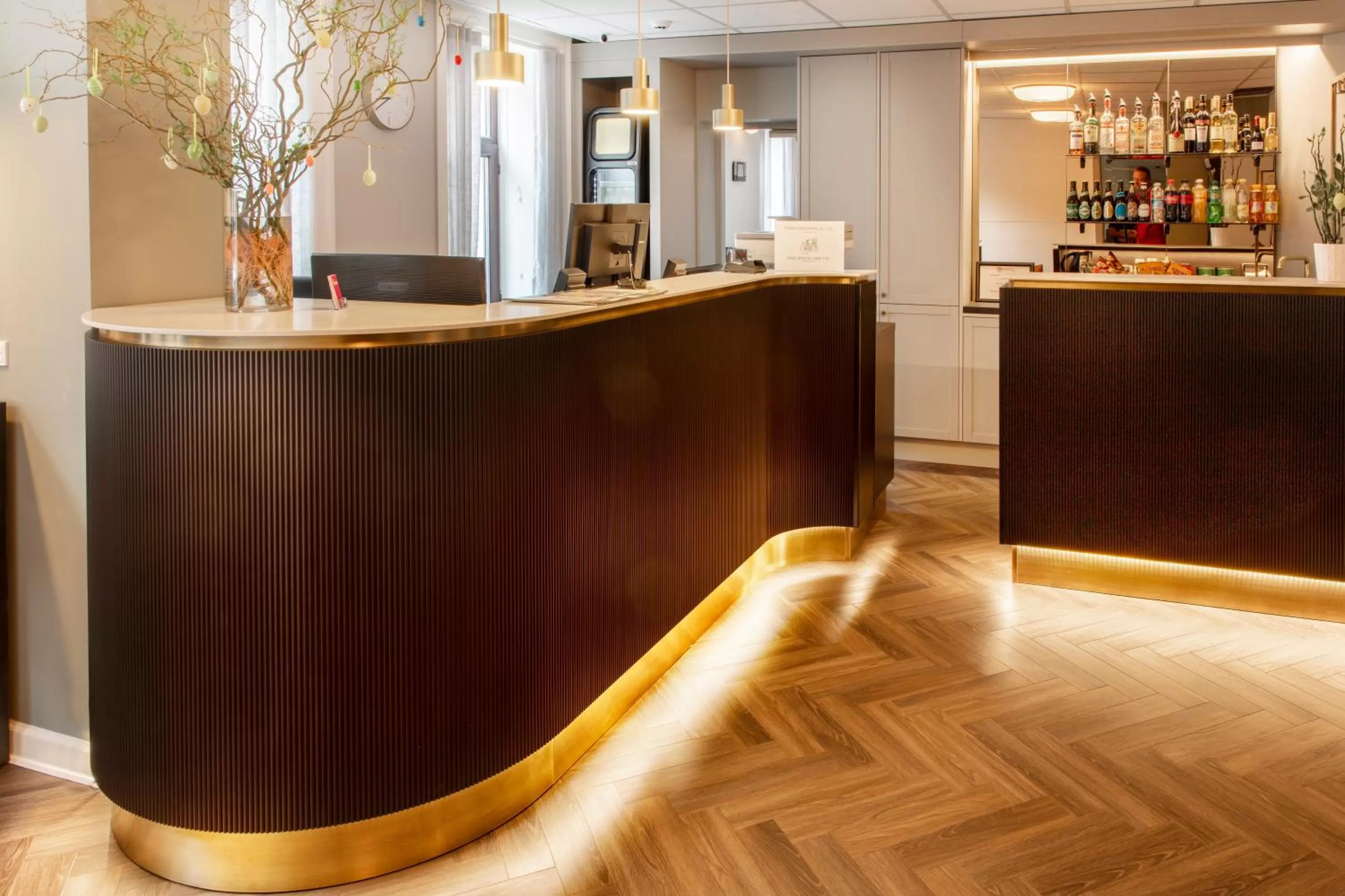 Lobby or reception in Go Hotel Saga